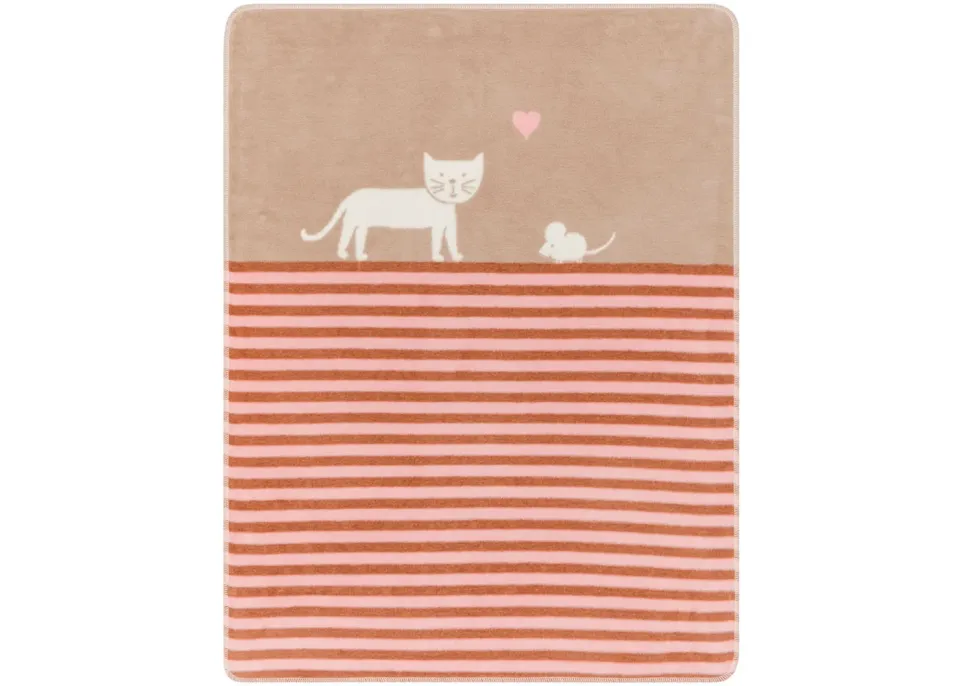 david-fussenegger-maja-babydecke-katze-100-kba-baumwolle-gots image 1