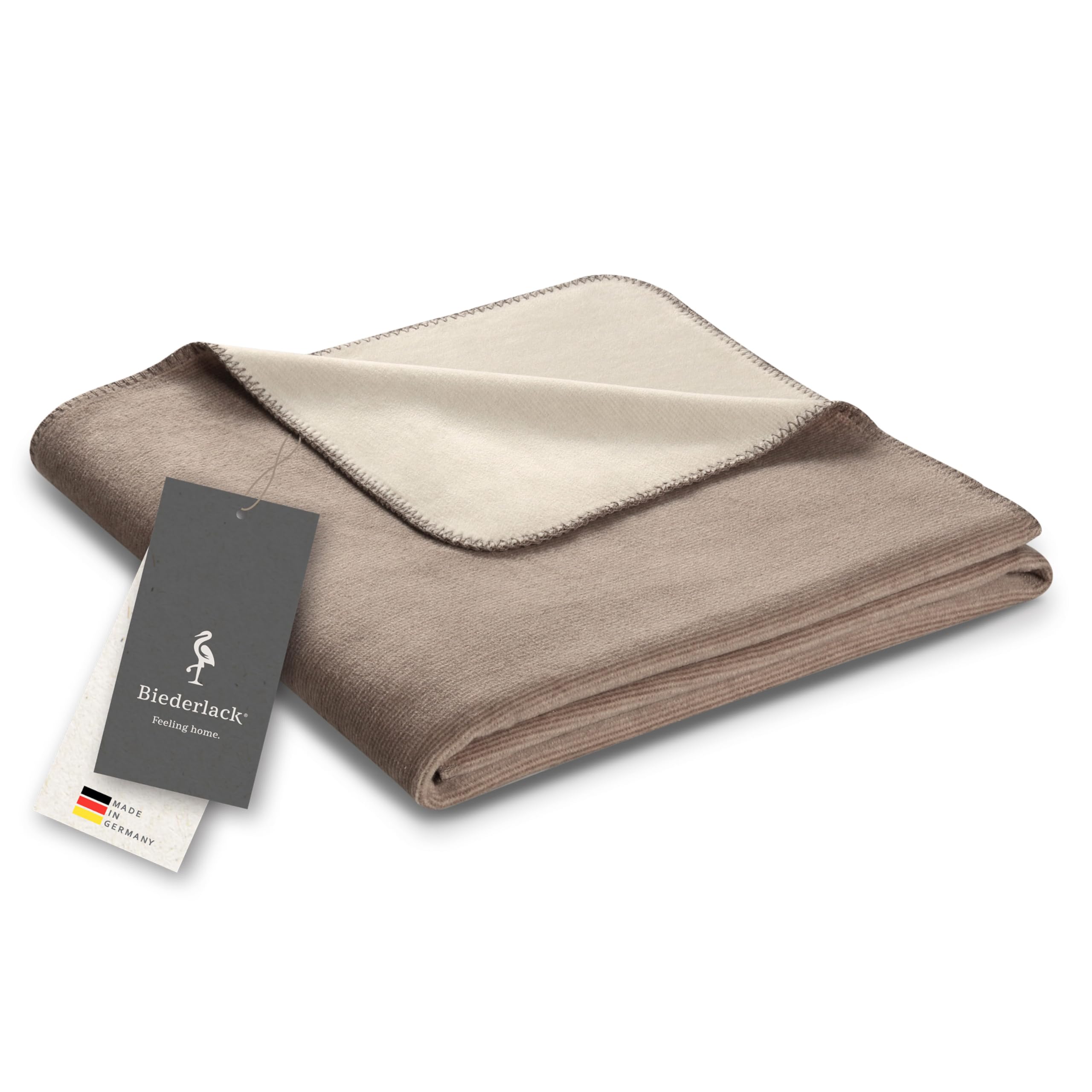 biederlack-double-optic-wohndecke-beige-natur-150x200-cm image 1
