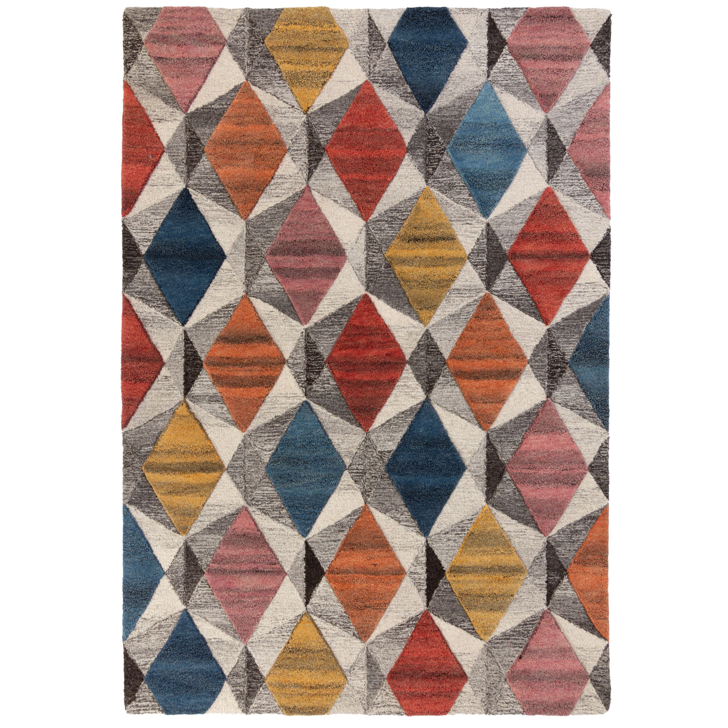 flair-rugs-yara-wool-geometric-wollteppich image 2