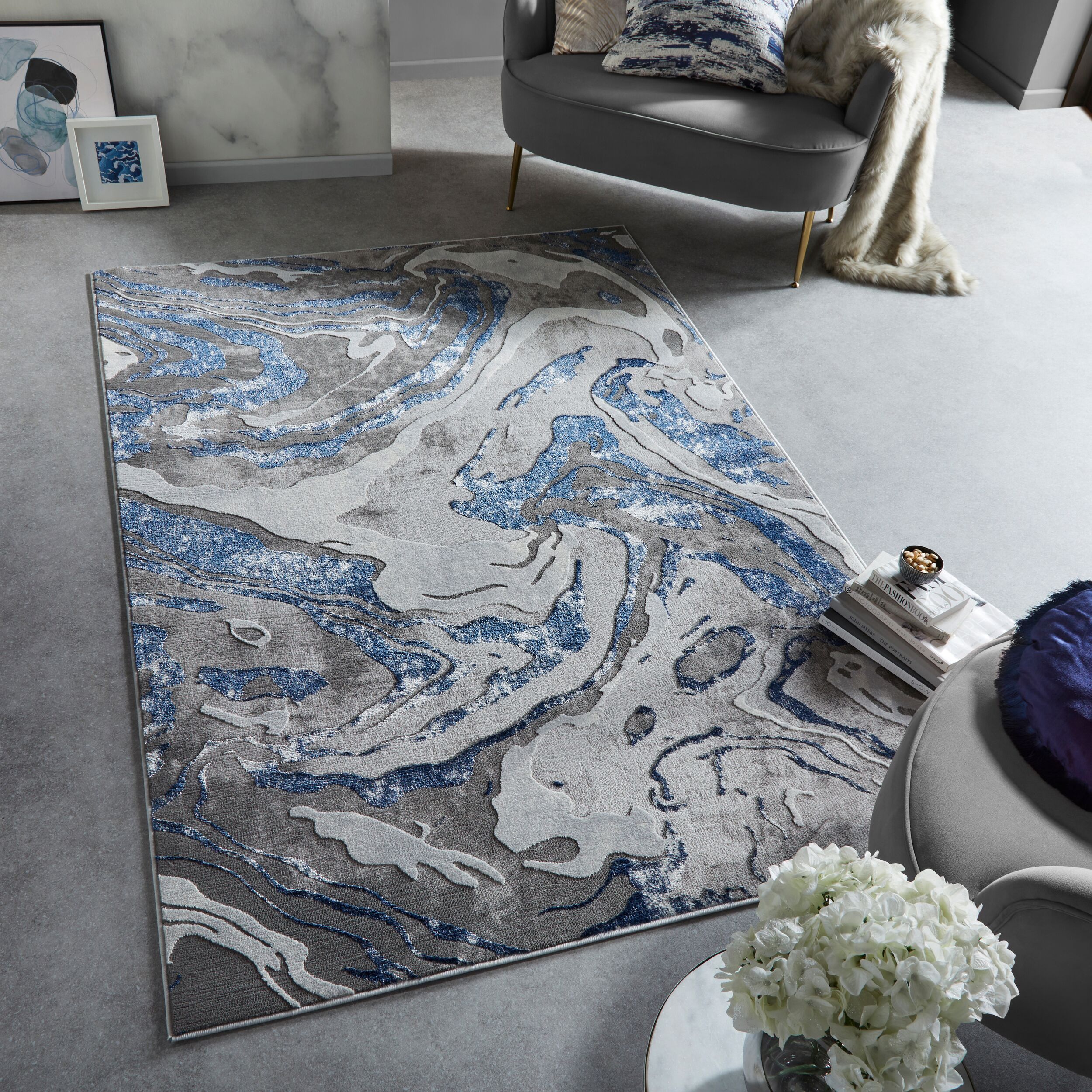 flair-rugs-marbled-abstract-moderner-designteppich image 5