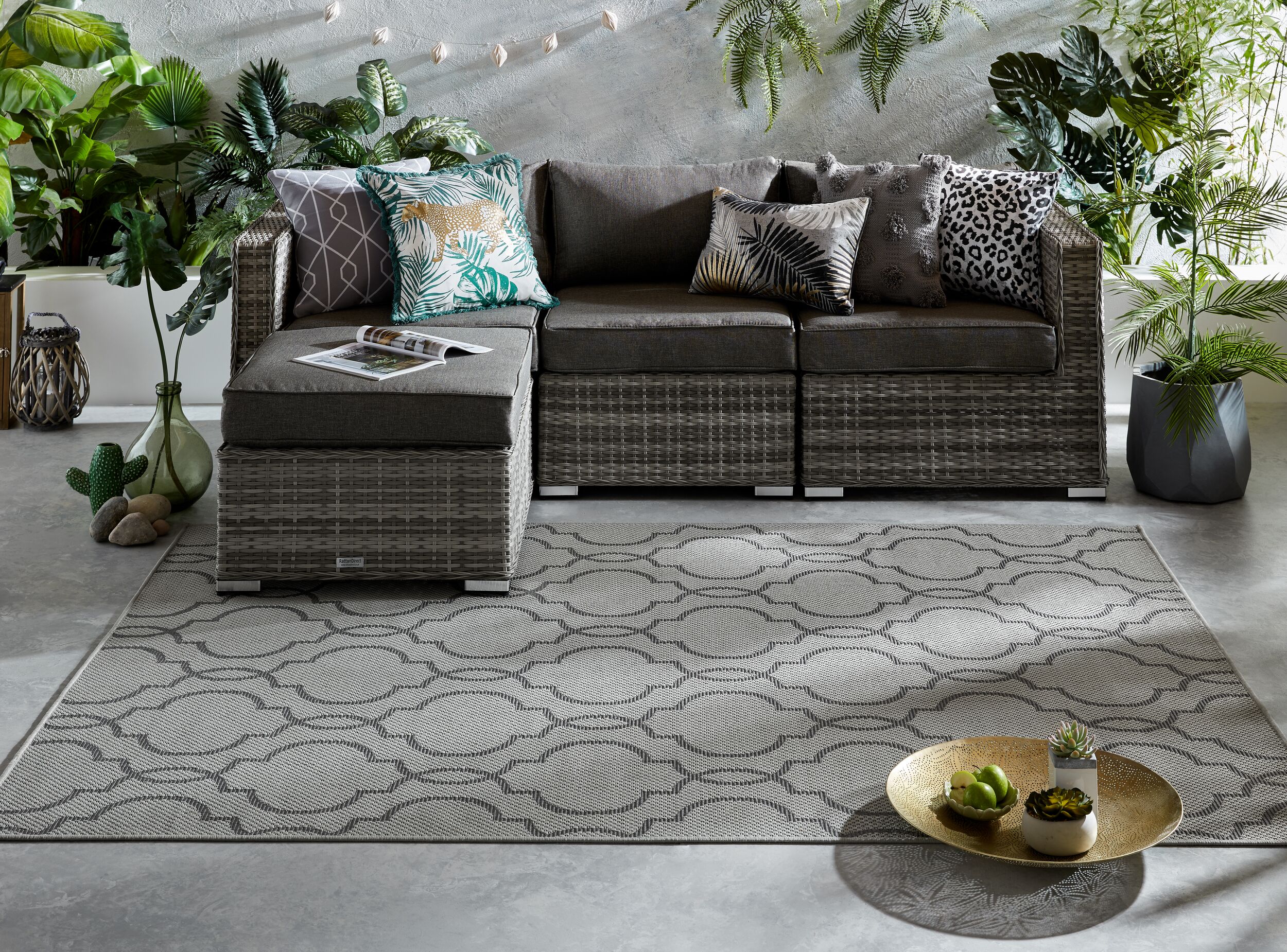 flair-rugs-milan-indoor-outdoor-geometrischer-teppich image 4