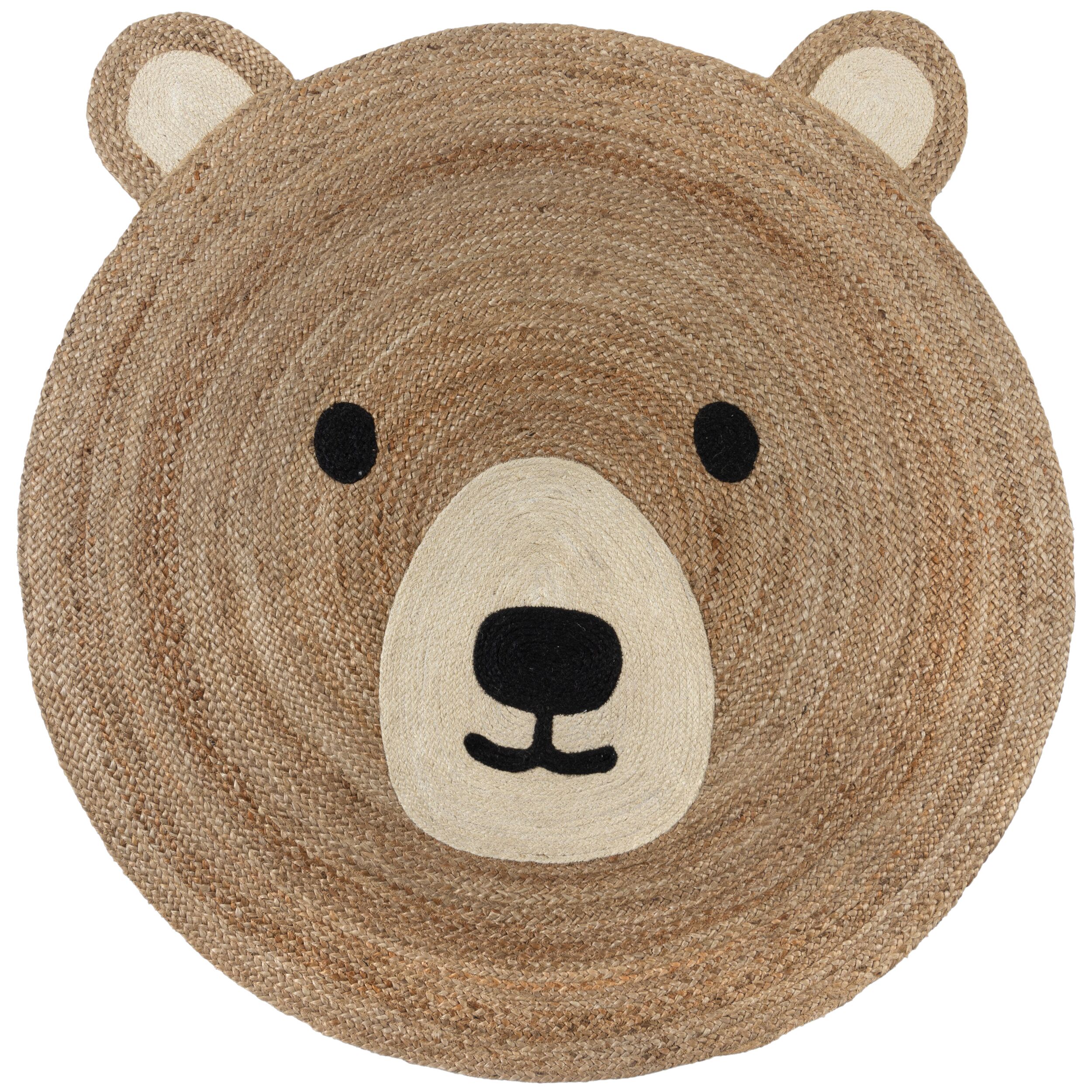 flair-rugs-bertie-bear-jute-kinderteppich image 2