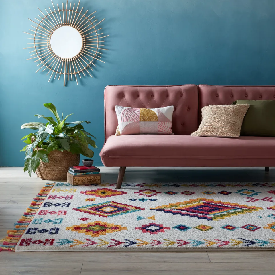 flair-rugs-coyote-berber-shaggy-bunter-hochflorteppich image 1