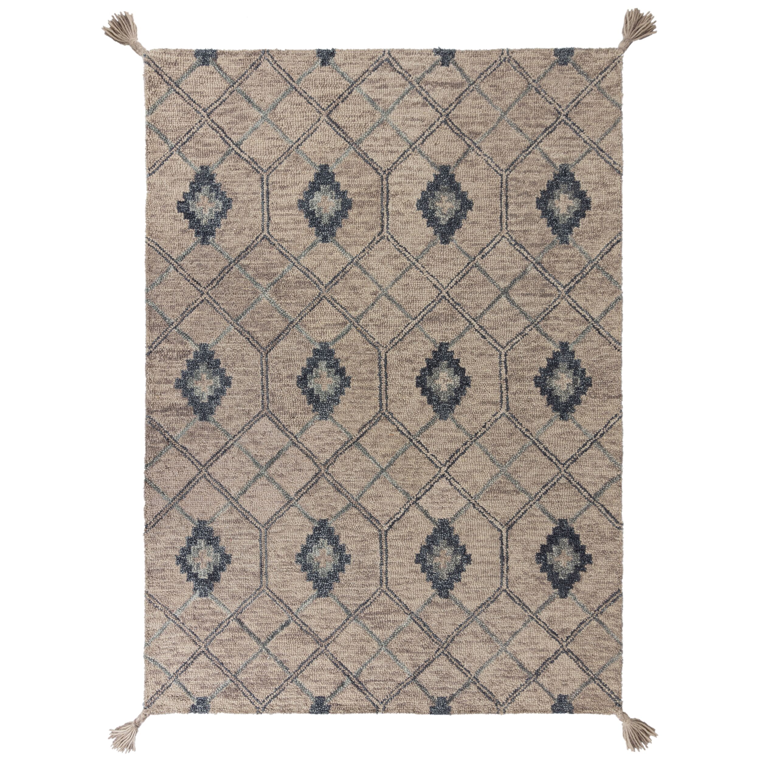 flair-rugs-diego-woll-teppich-global-mit-quasten image 2
