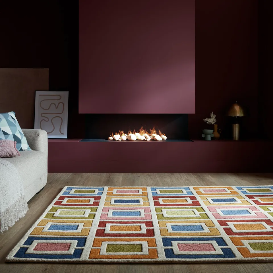 flair-rugs-retro-blocks-wollteppich-geschnitzt image 1