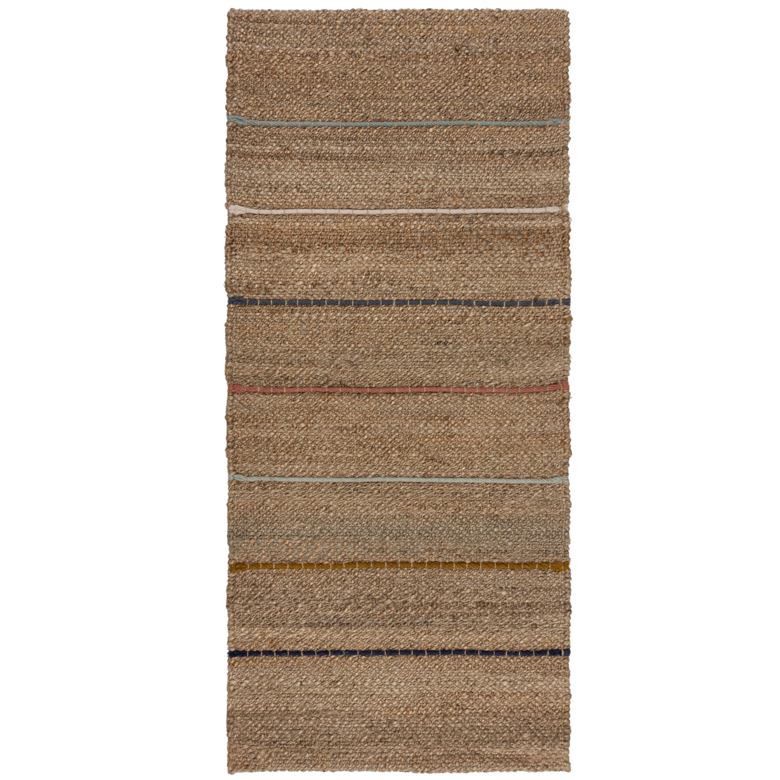 flair-rugs-jute-stripe-gestreifter-jute-teppich-naturstreifen image 2