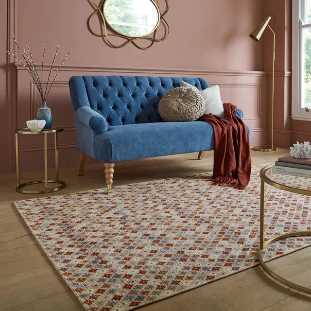 flair-rugs-abstract-diamond-teppich-mit-rautenmuster image 1