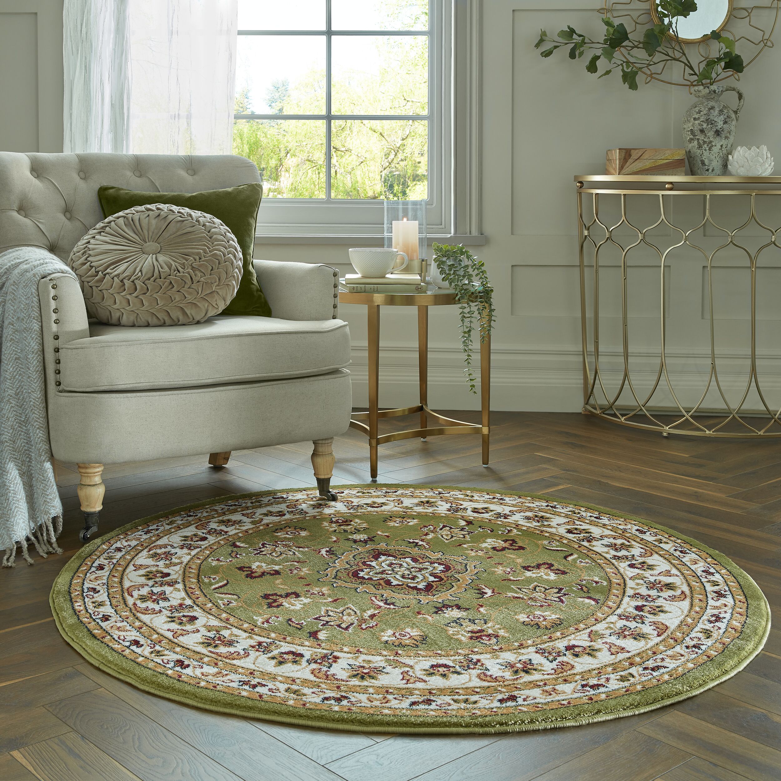 flair-rugs-sherborne-vintage-muster-teppich image 7