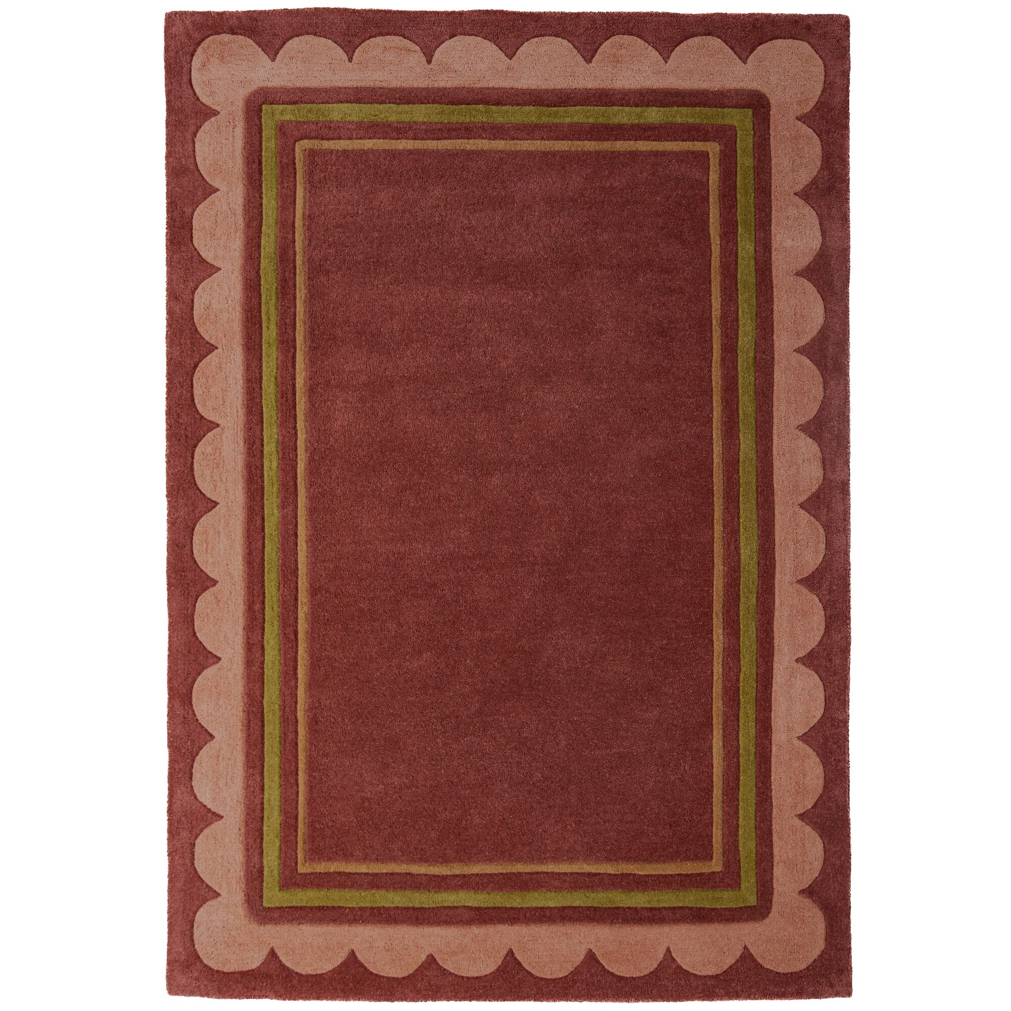 flair-rugs-lois-scallop-border-wollteppich image 2