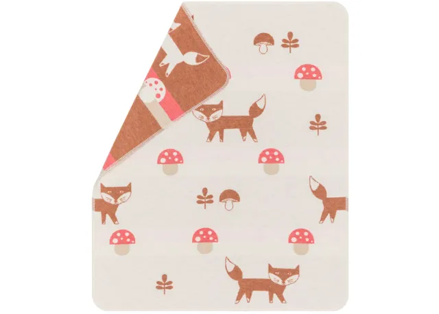 david-fussenegger-juwel-babydecke-fuchs-und-pilz image 1