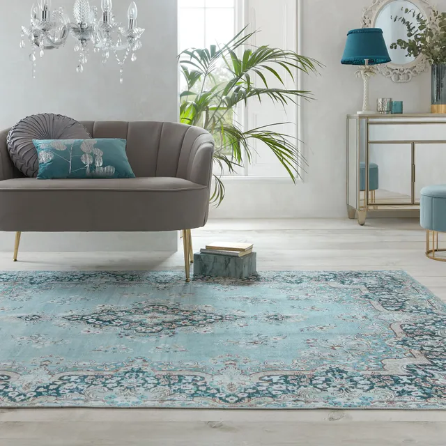 flair-rugs-colby-vintage-waschbarer-teppich image 1