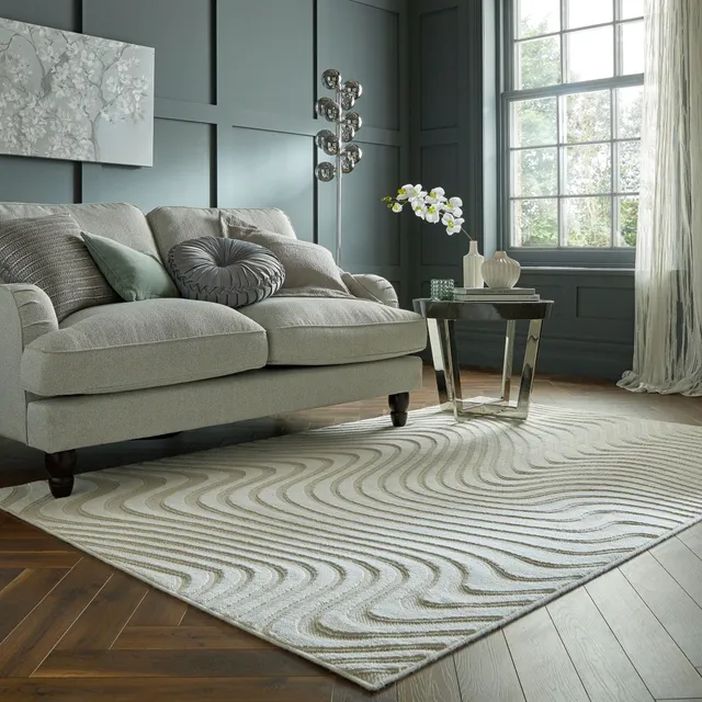 flair-rugs-channel-wollmischung-teppich image 1
