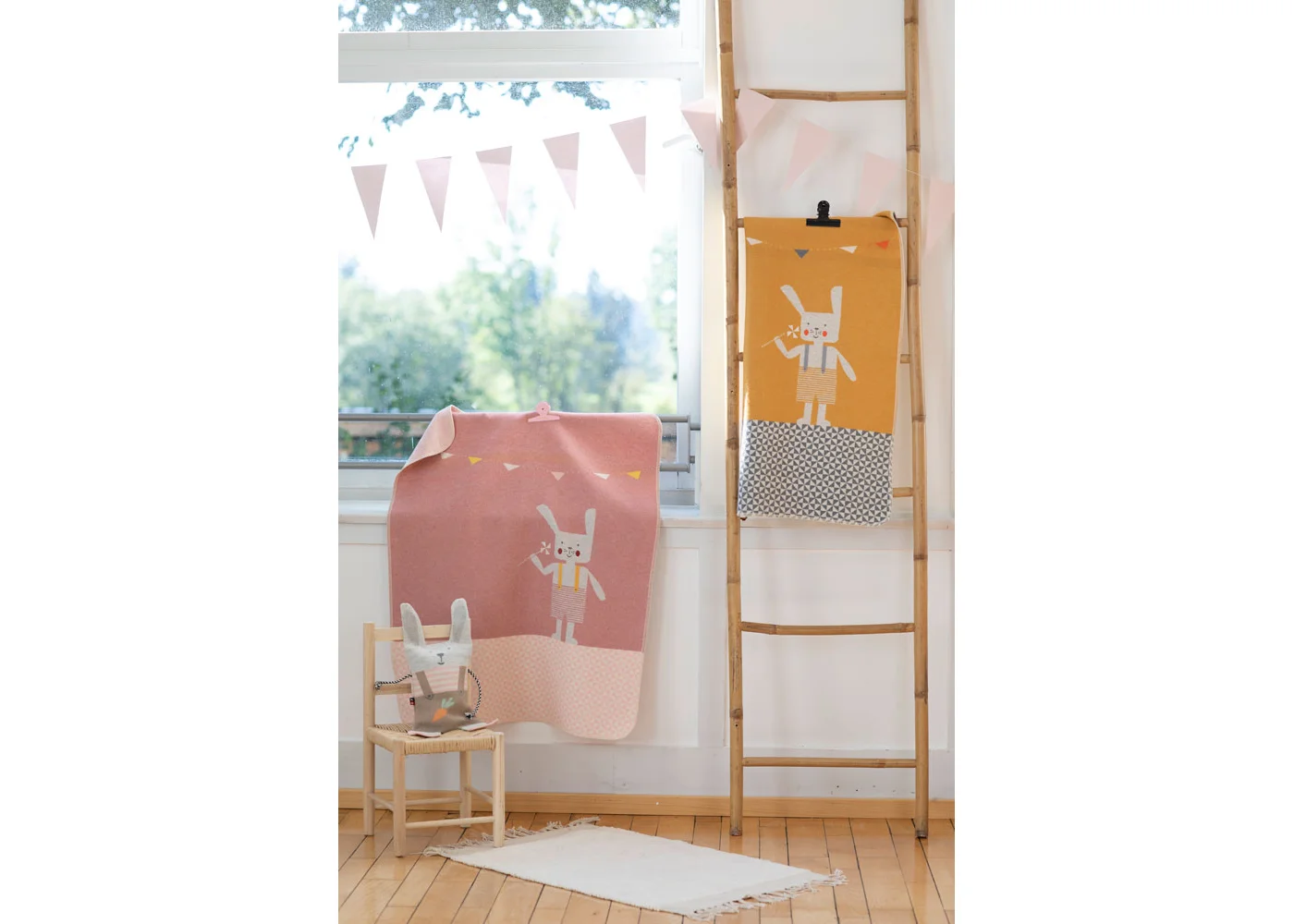 david-fussenegger-juwel-babydecke-hase-mit-stick-grs image 4