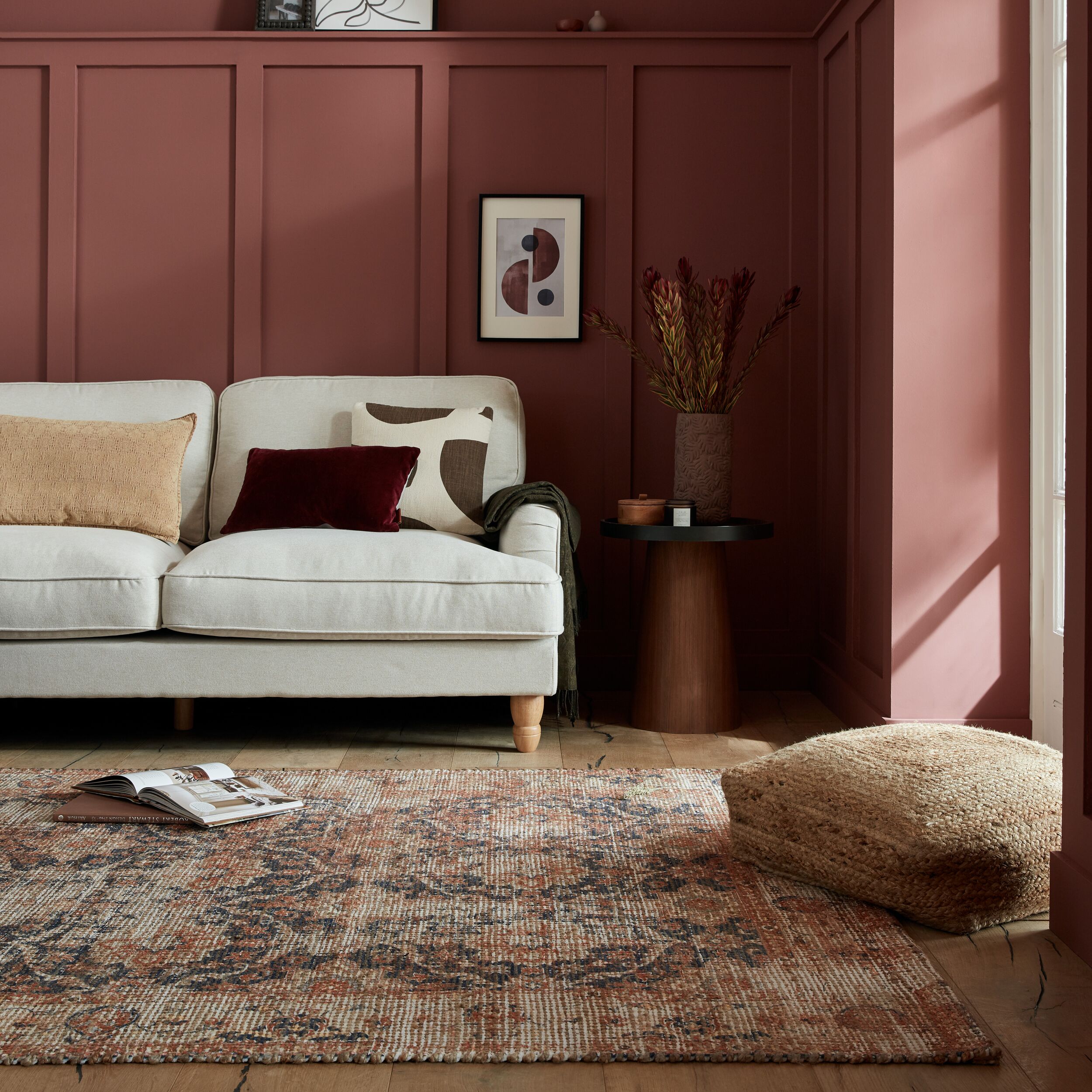 flair-rugs-miley-vintage-jute-teppich image 1