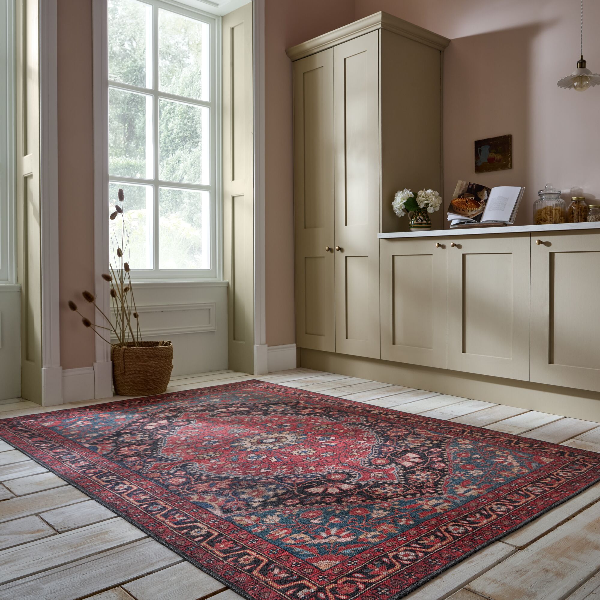 flair-rugs-medallion-traditional-waschteppich image 1
