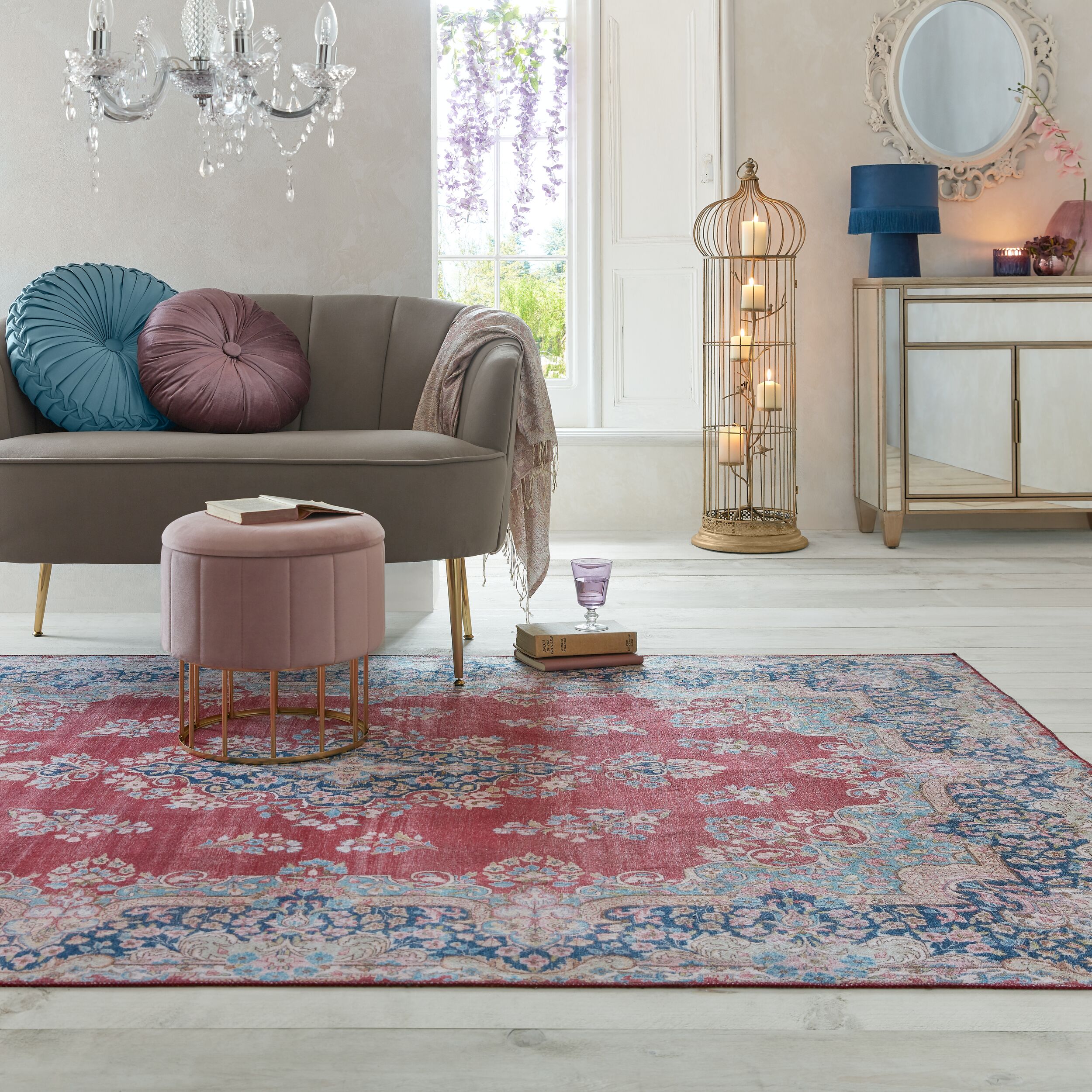 flair-rugs-colby-vintage-waschbarer-teppich image 3