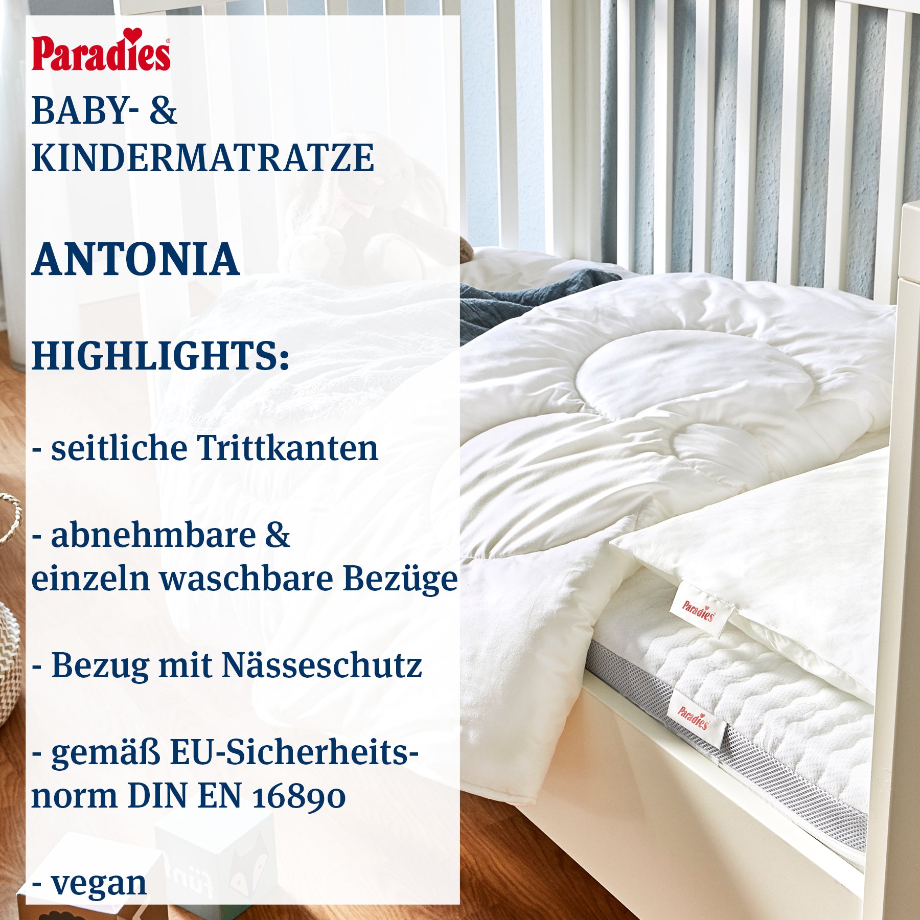 paradies-antonia-kindermatratze-70x140-cm image 3