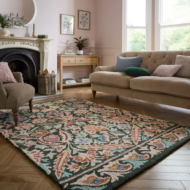 flair-rugs-angelina-floral-wool-teppich image 1