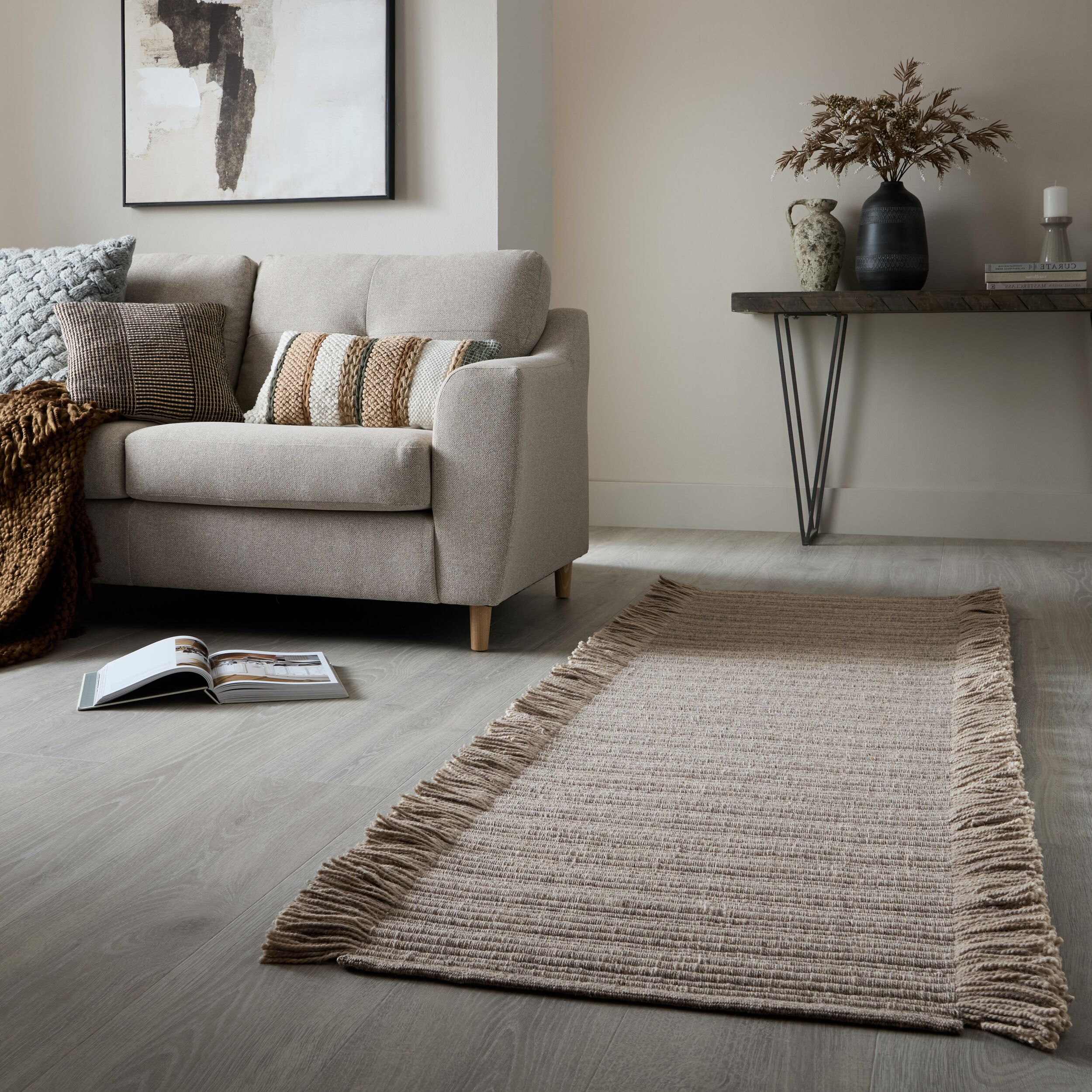 flair-rugs-rene-fringed-ribbed-woll-l-ufer-mit-fransen image 3