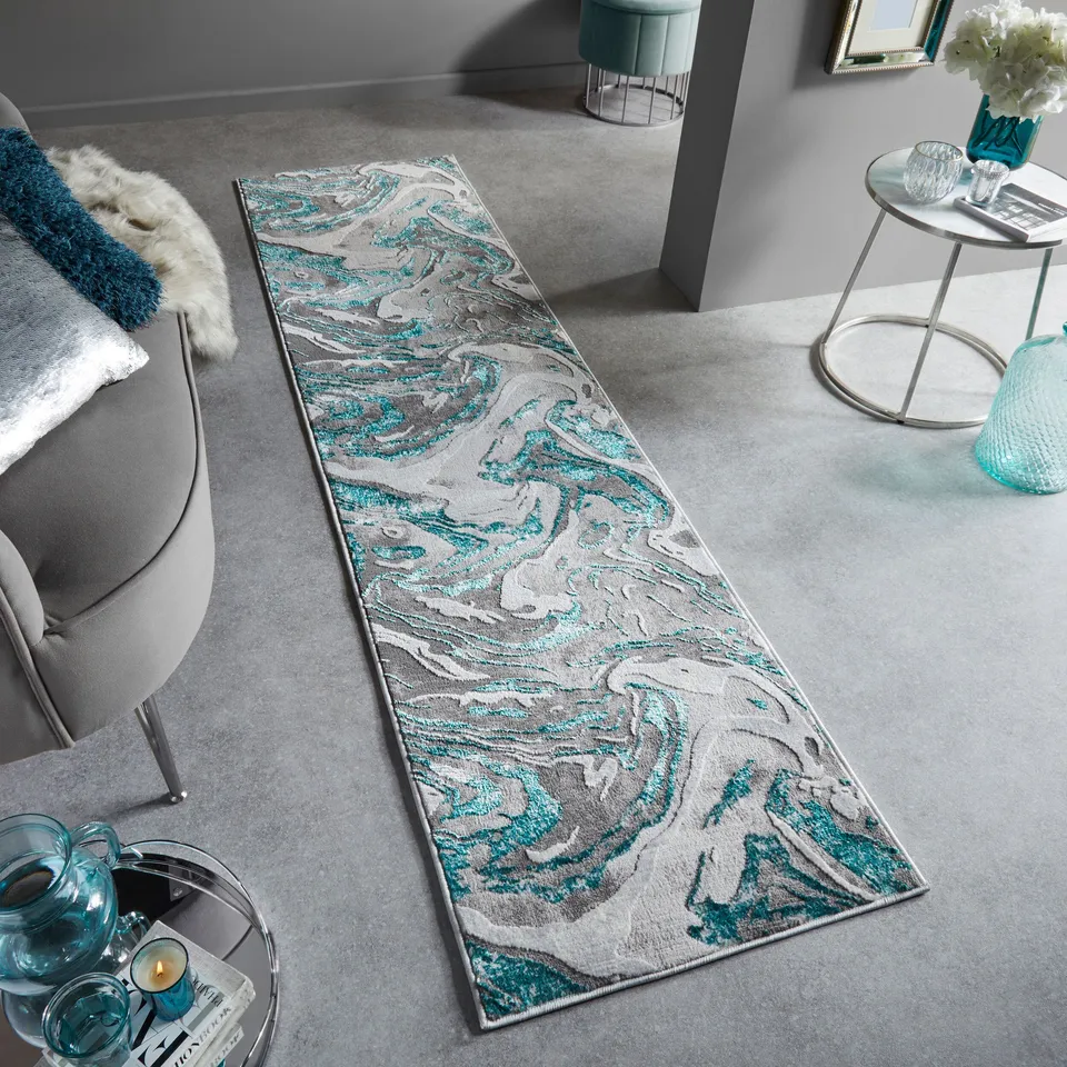 flair-rugs-marbled-abstract-modern-l-uferteppich image 1