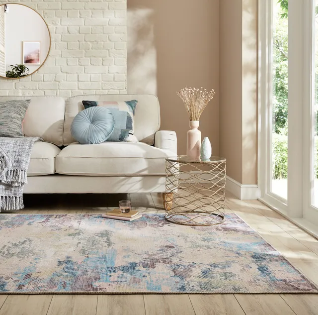 flair-rugs-reid-waschbarer-teppich-abstrakt image 1