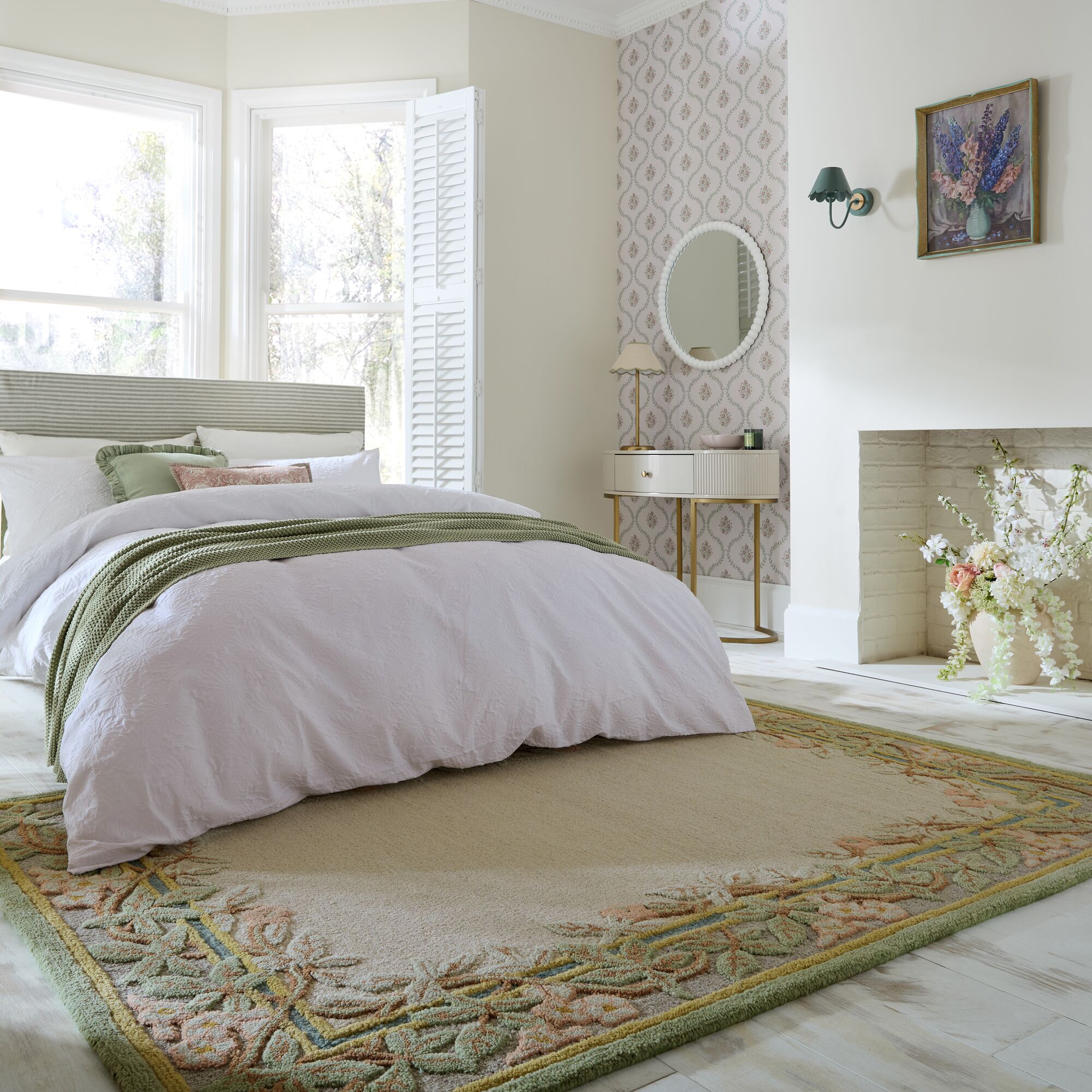 flair-rugs-verona-floral-wollteppich image 1