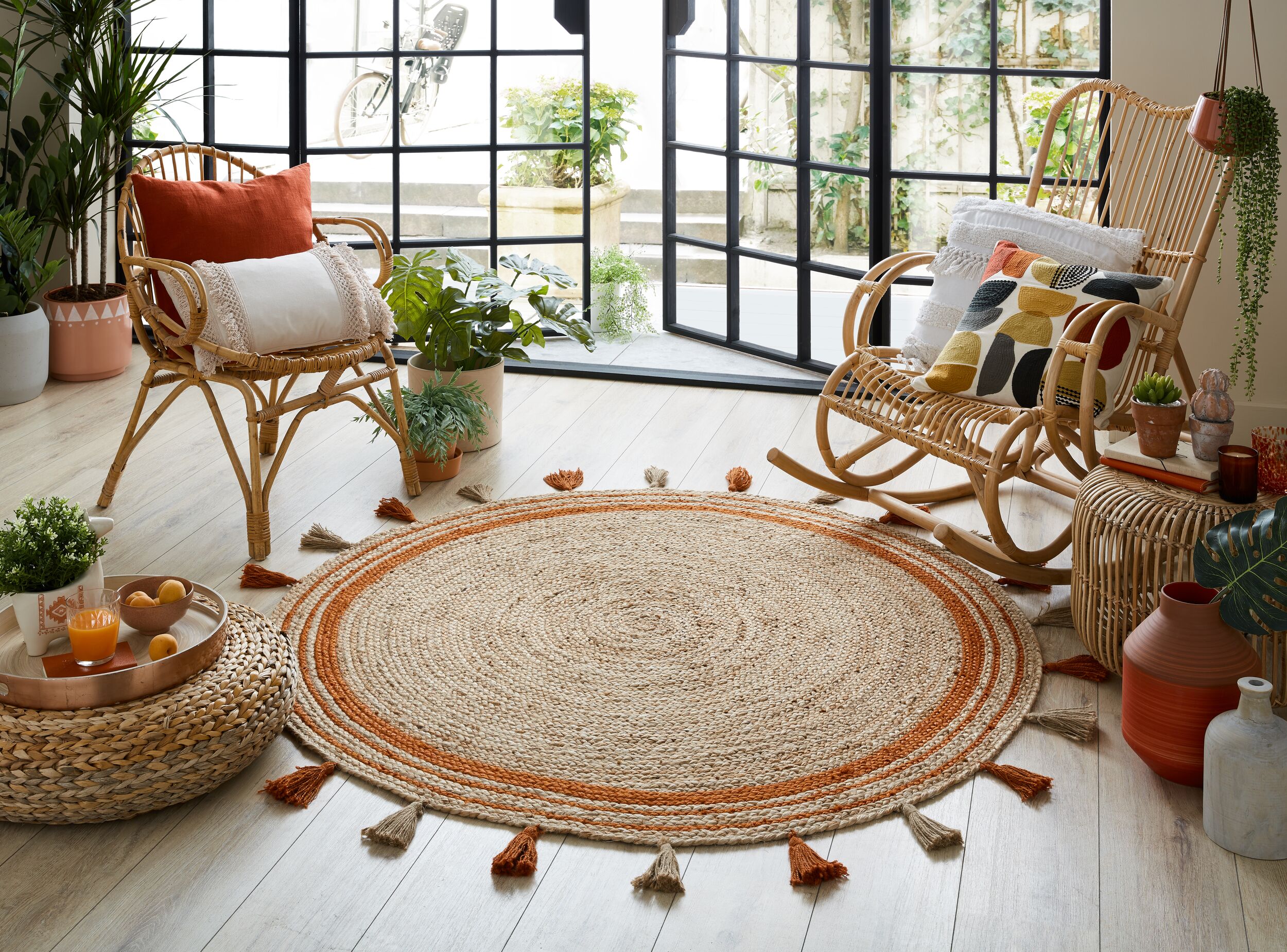 flair-rugs-istanbul-jute-global-circle-rug-juteteppich-rund-natur image 4