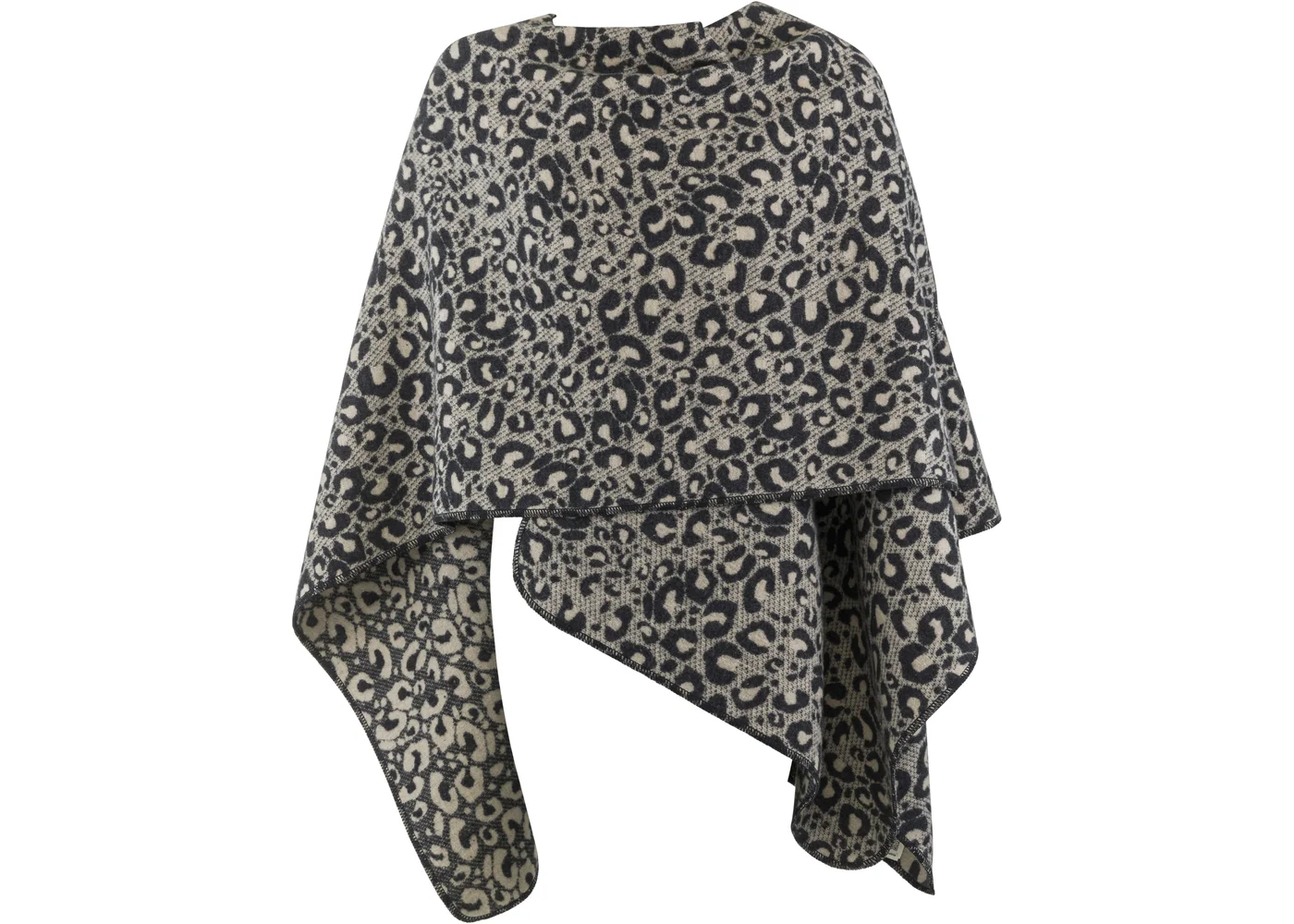 david-fussenegger-silvretta-poncho-decke-leo-one-size-grs image 2