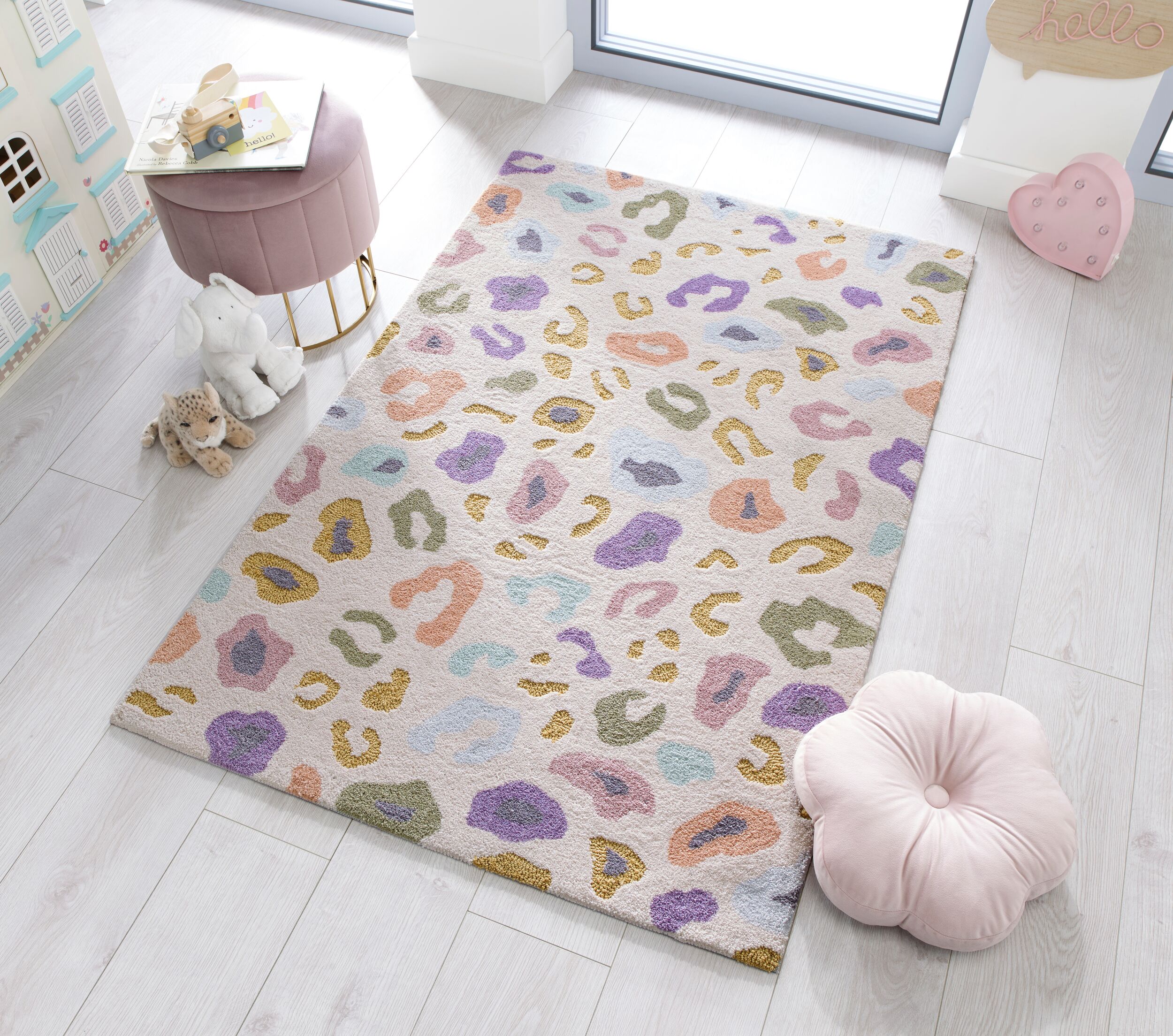 flair-rugs-leopard-brights-kids-teppich image 1