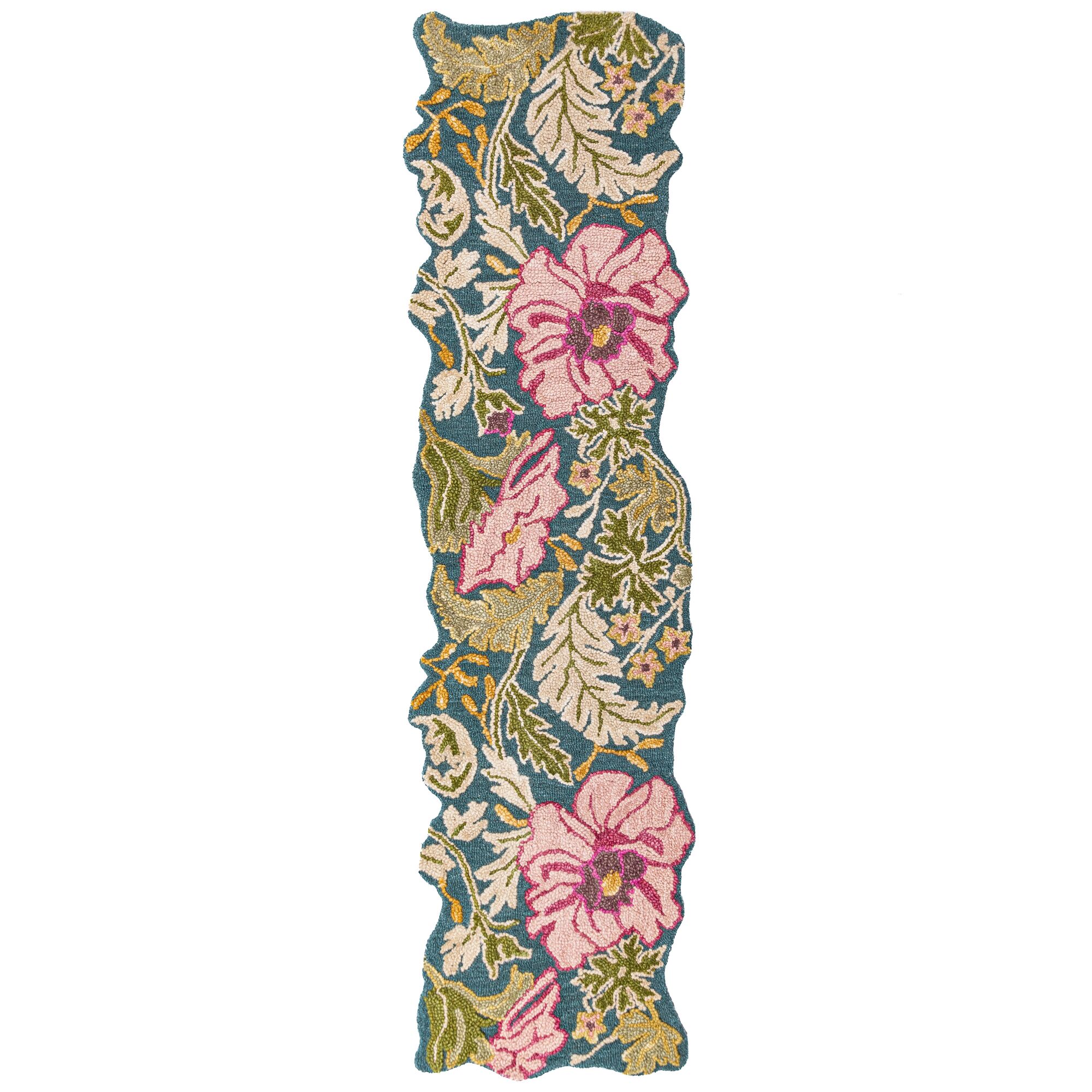 flair-rugs-daphne-shaped-floral-woll-l-ufer image 2