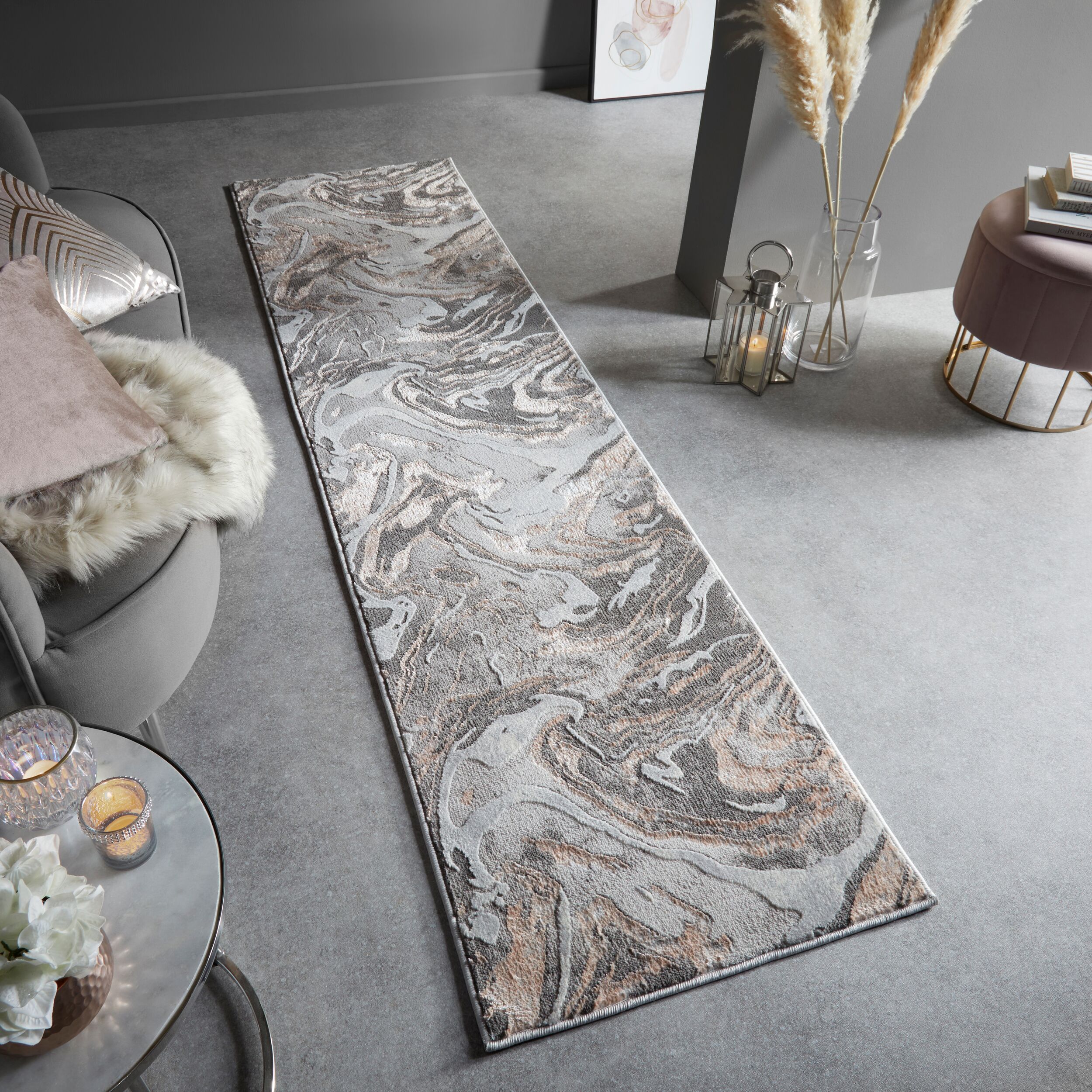 flair-rugs-marbled-abstract-modern-l-uferteppich image 3
