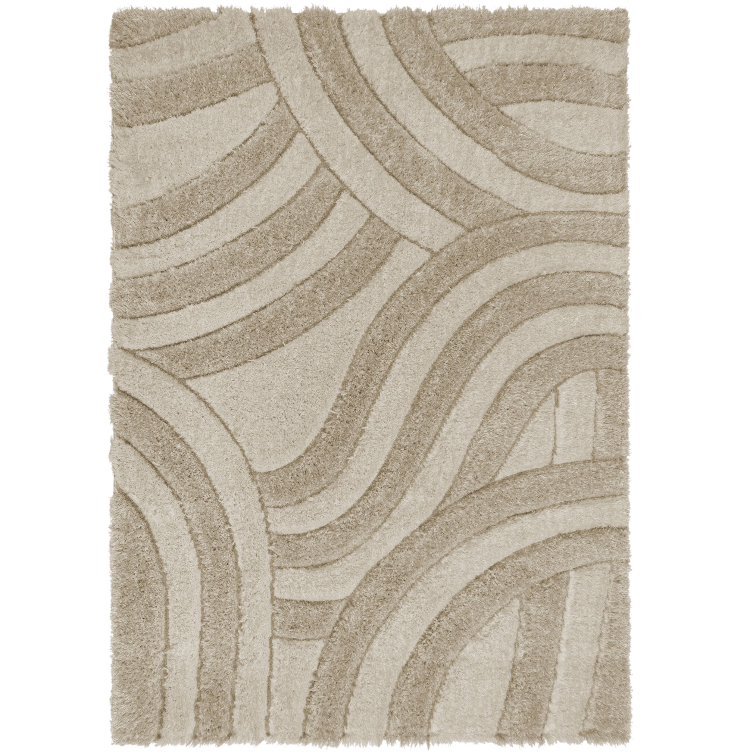 flair-rugs-velvet-carved-shaggy-hochflor-teppich image 2