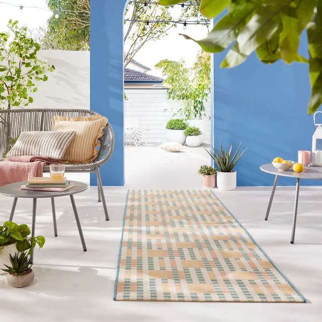 flair-rugs-villa-check-indoor-outdoor-l-ufer image 1