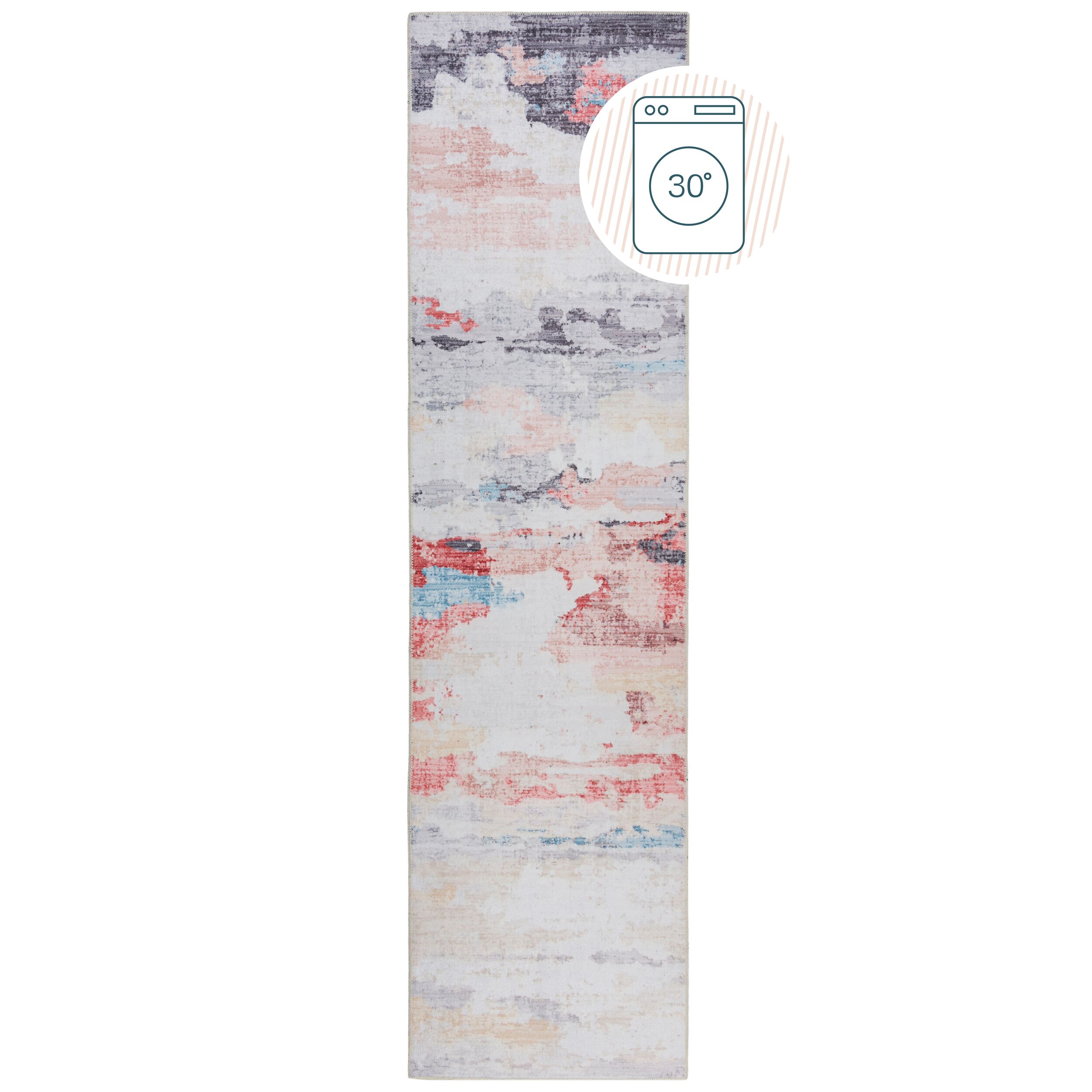 flair-rugs-wentworth-abstract-waschbarer-l-uferteppich image 2