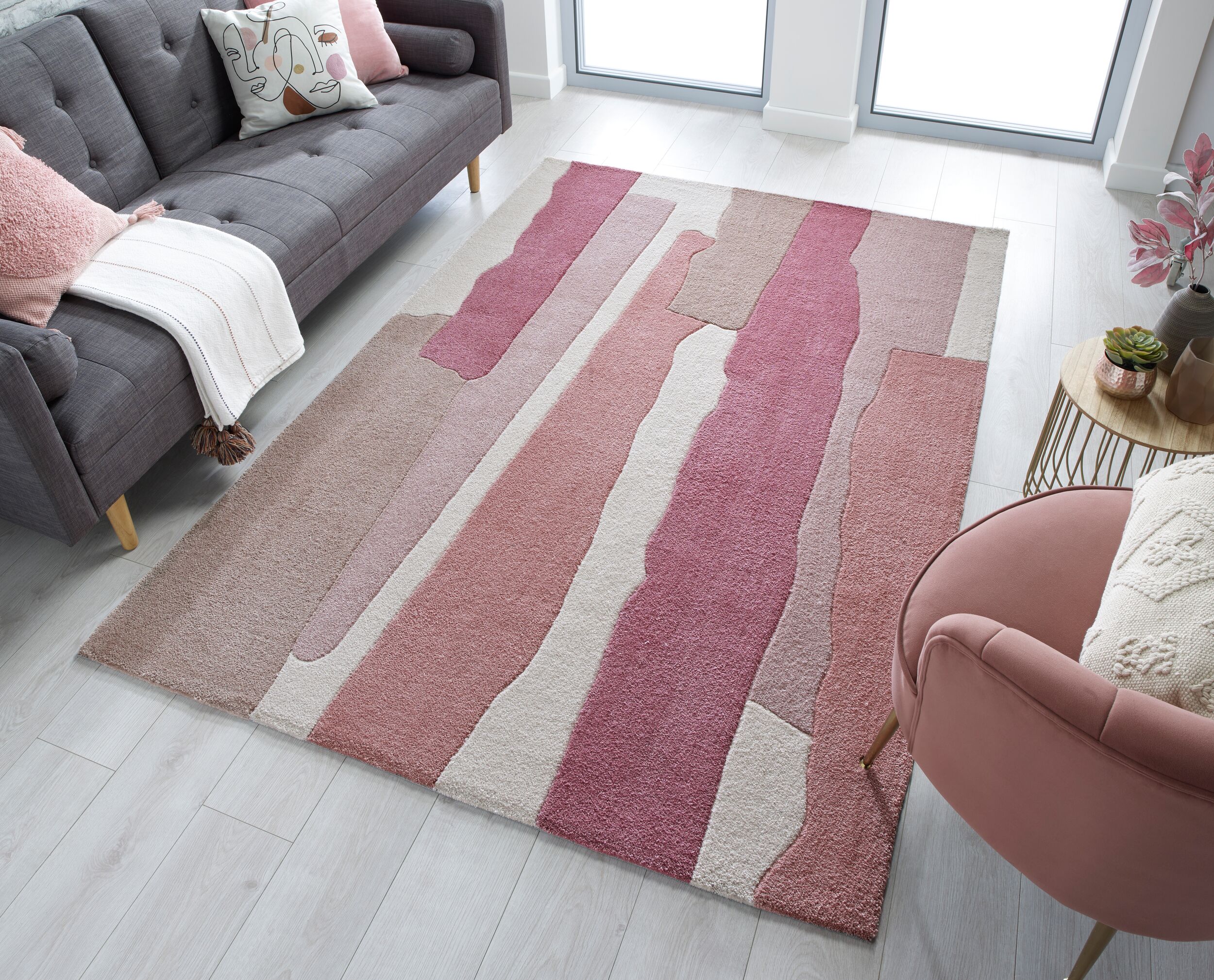 flair-rugs-escala-abstrakter-bunter-teppich image 4