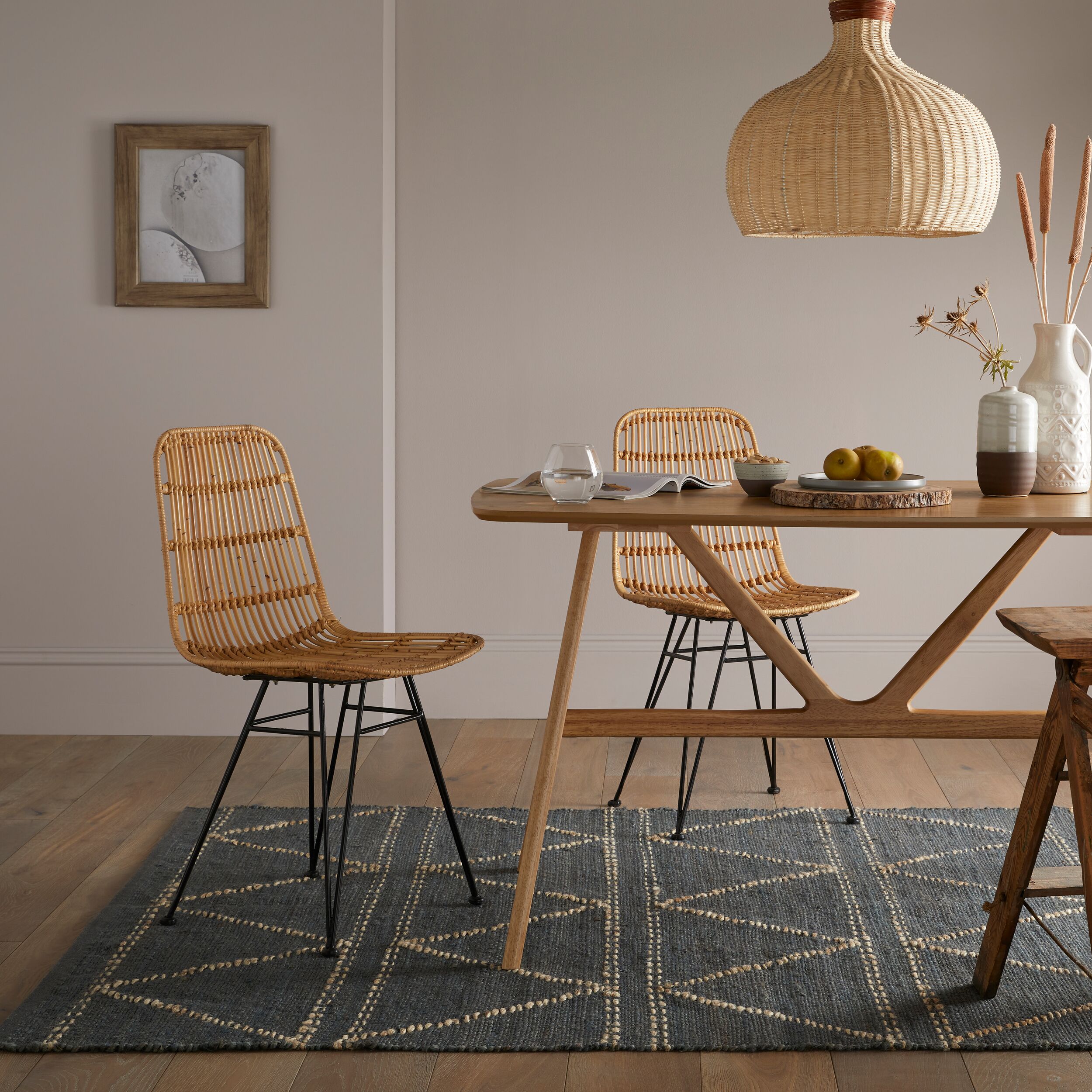 flair-rugs-rhombi-juteteppich-global-teppich-mit-muster image 1