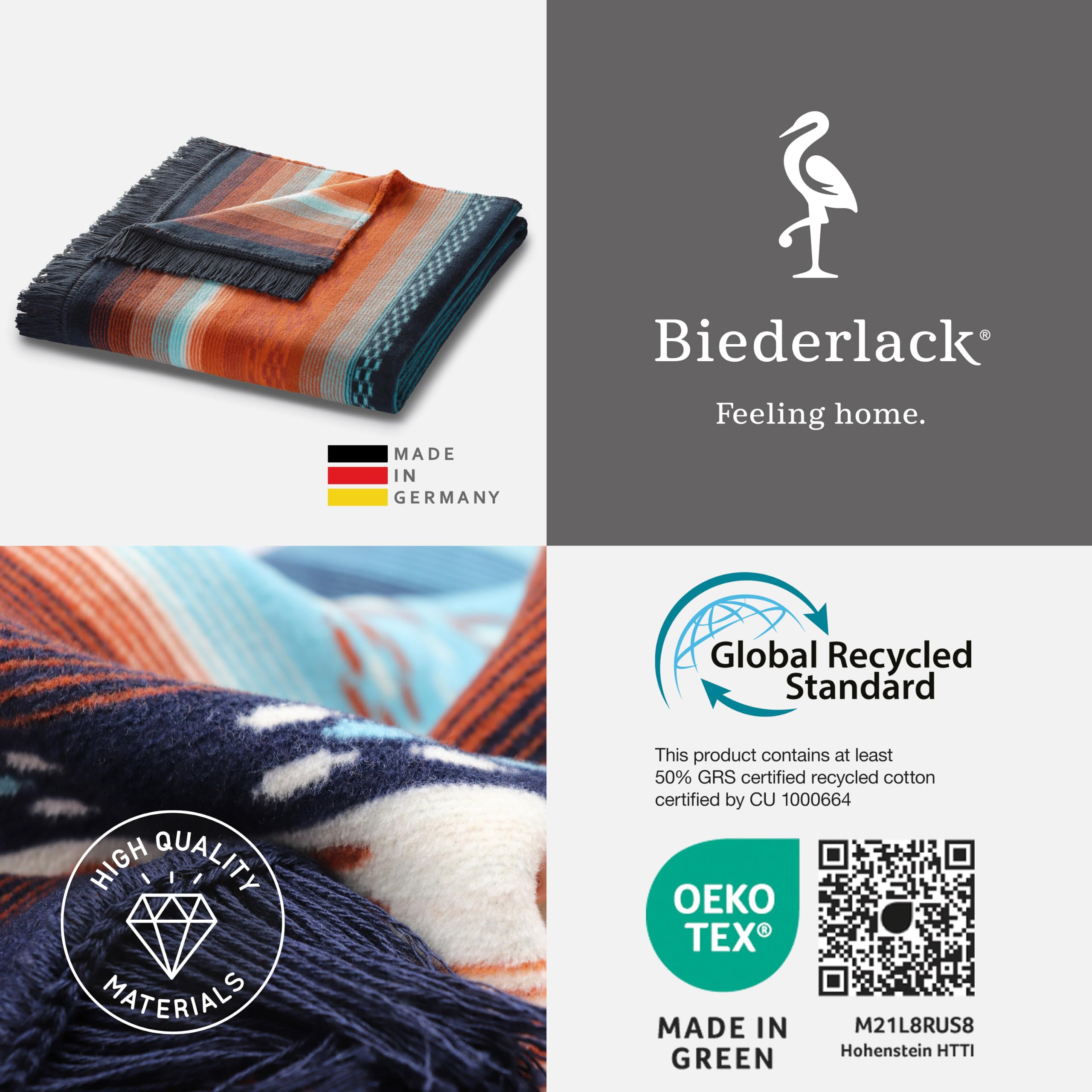 biederlack-kuscheldecke-peru-bunte-fransen-decke-150x200-cm image 7