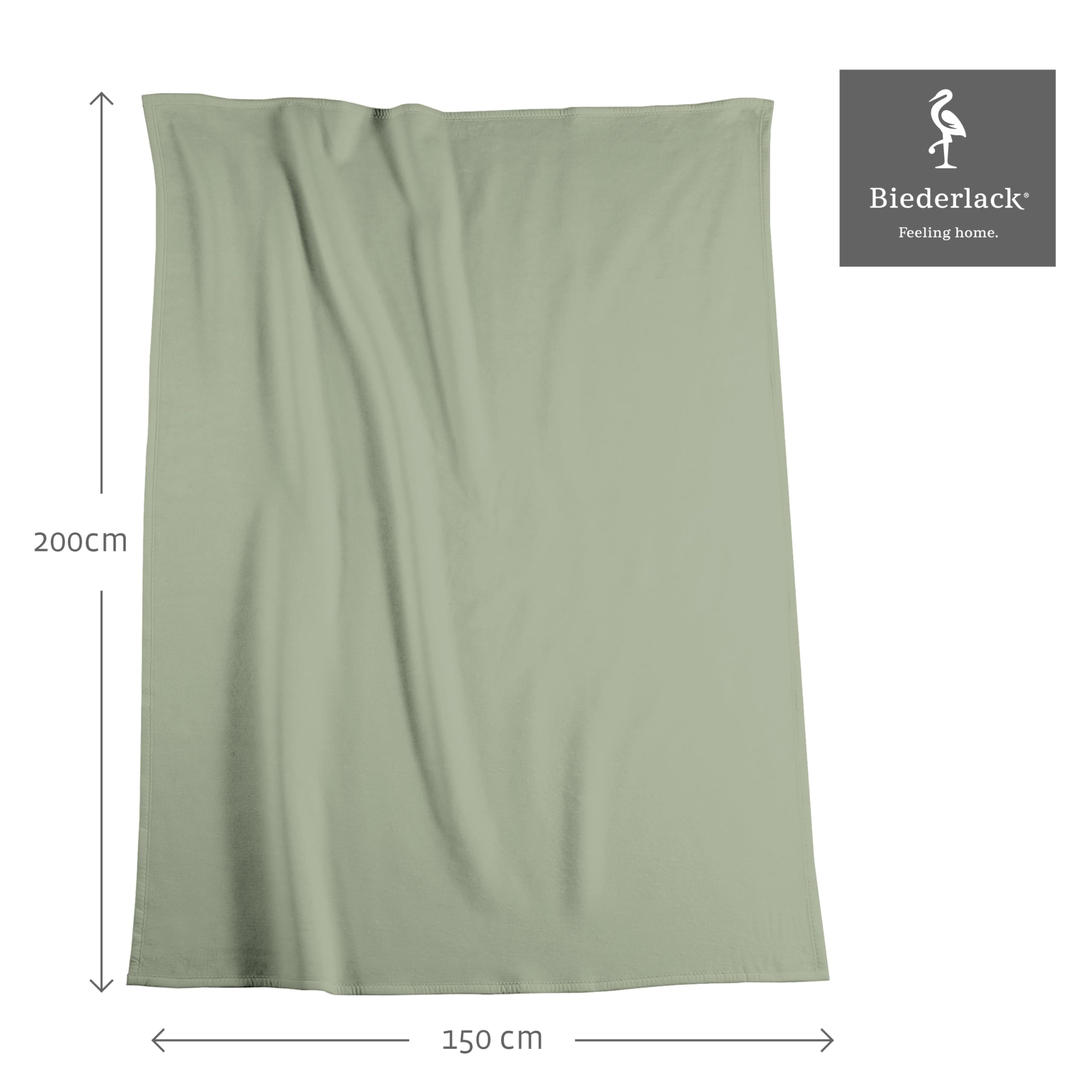 biederlack-cotton-uni-wohndecke-salbei-150x200-cm image 2