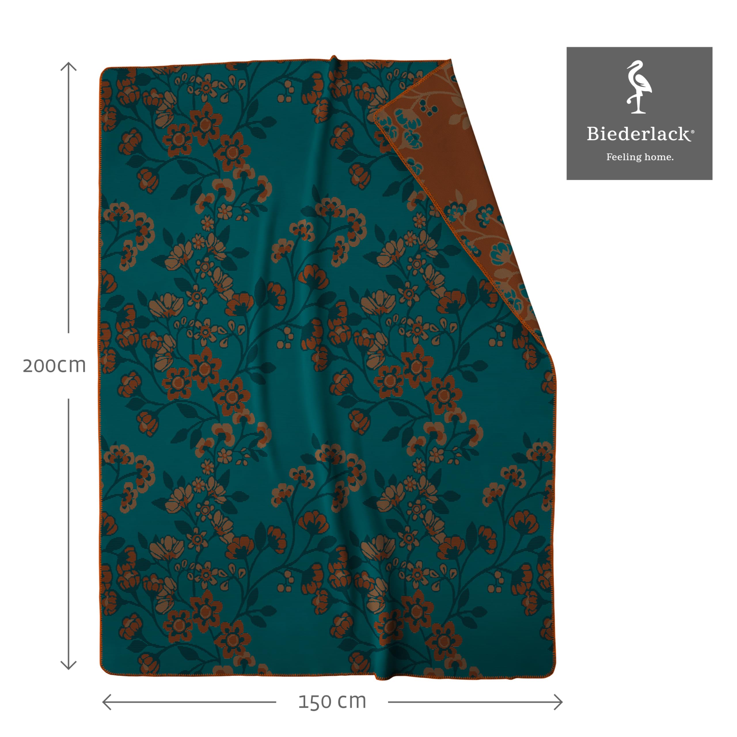 biederlack-oriental-flowers-kuscheldecke-150x200-cm image 2