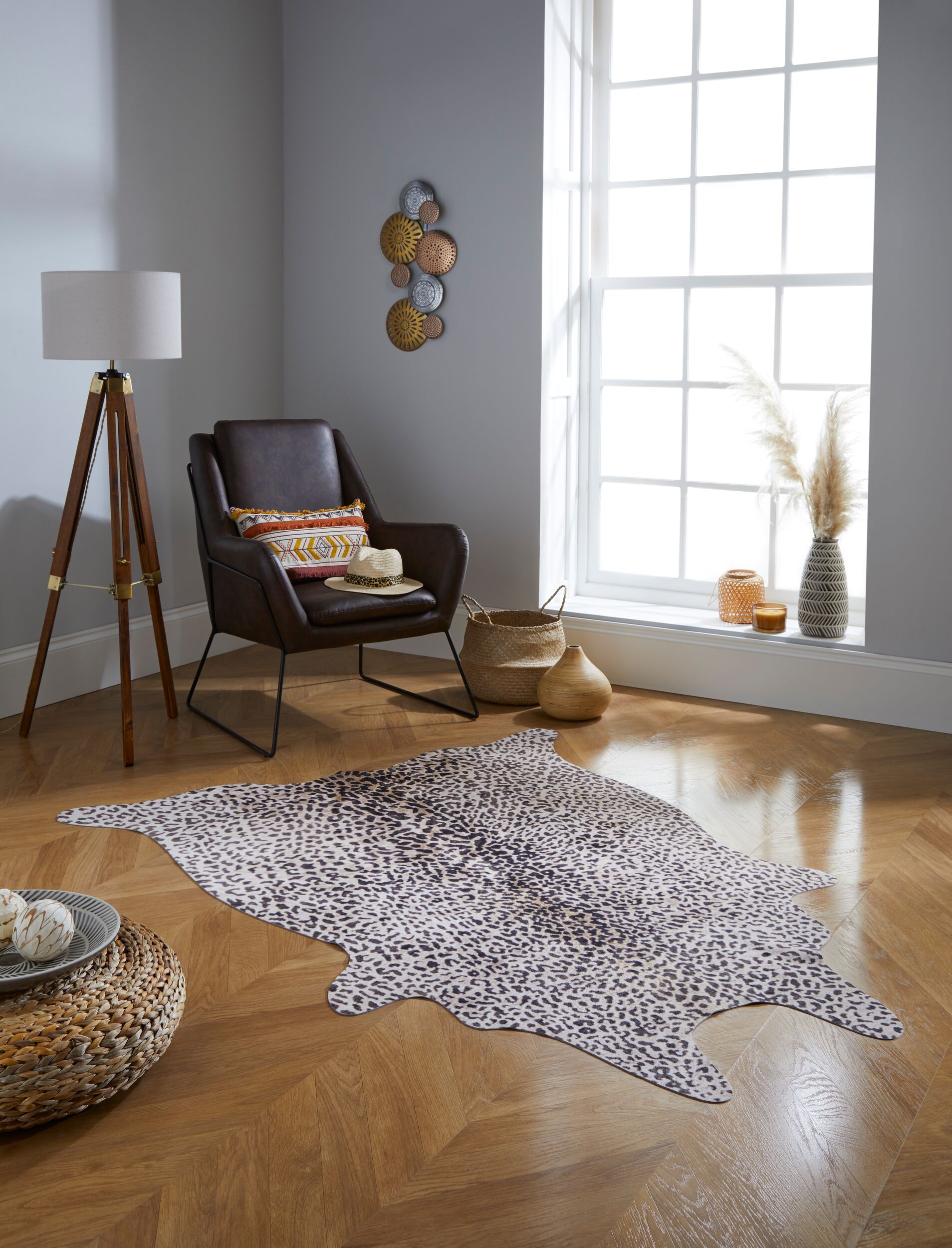 flair-rugs-leopard-fell-optik-teppich-design image 1