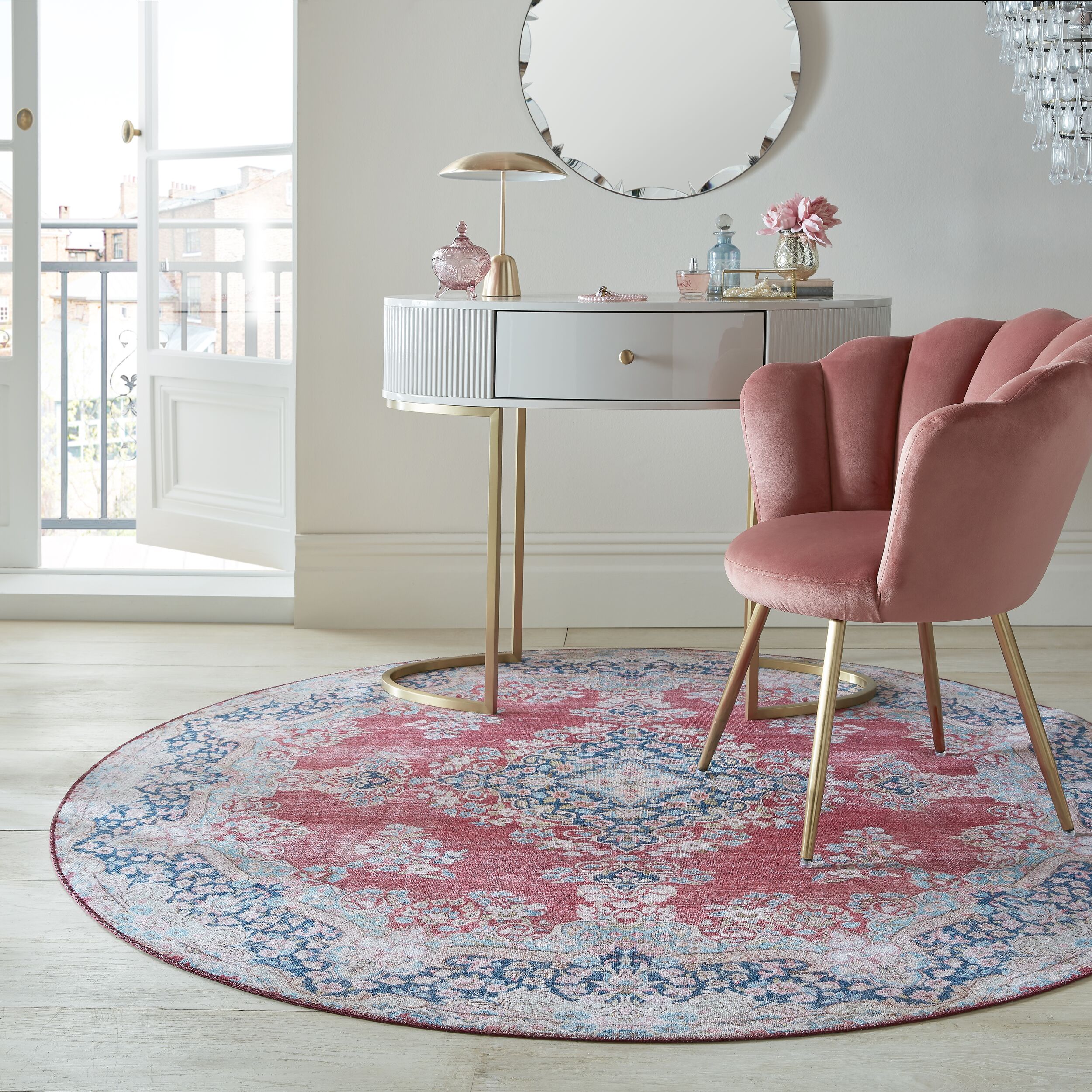 flair-rugs-colby-vintage-waschbarer-teppich image 5