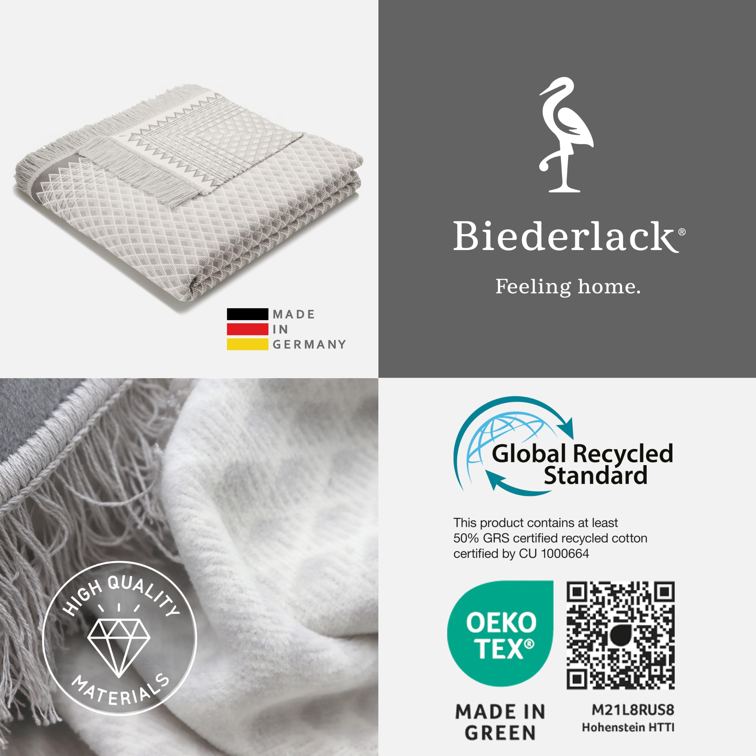 biederlack-kuscheldecke-daylight-hellgrau-150x200-cm image 6
