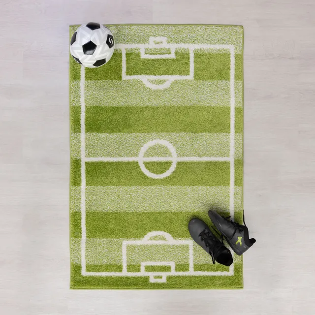 flair-rugs-football-pitch-kinderteppich-fu-ballplatz image 1