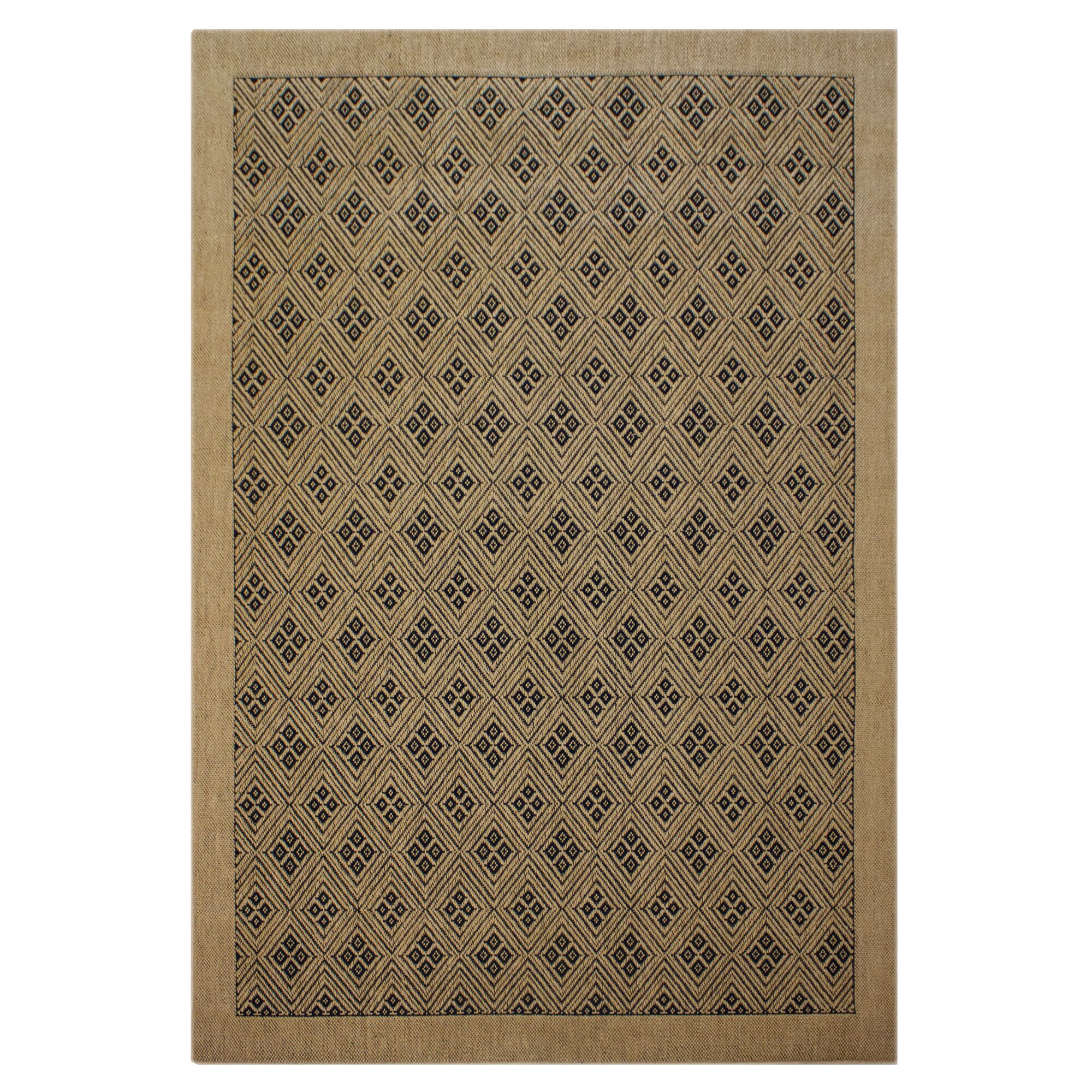 flair-rugs-mono-diamond-jute-teppich-naturfaser image 2
