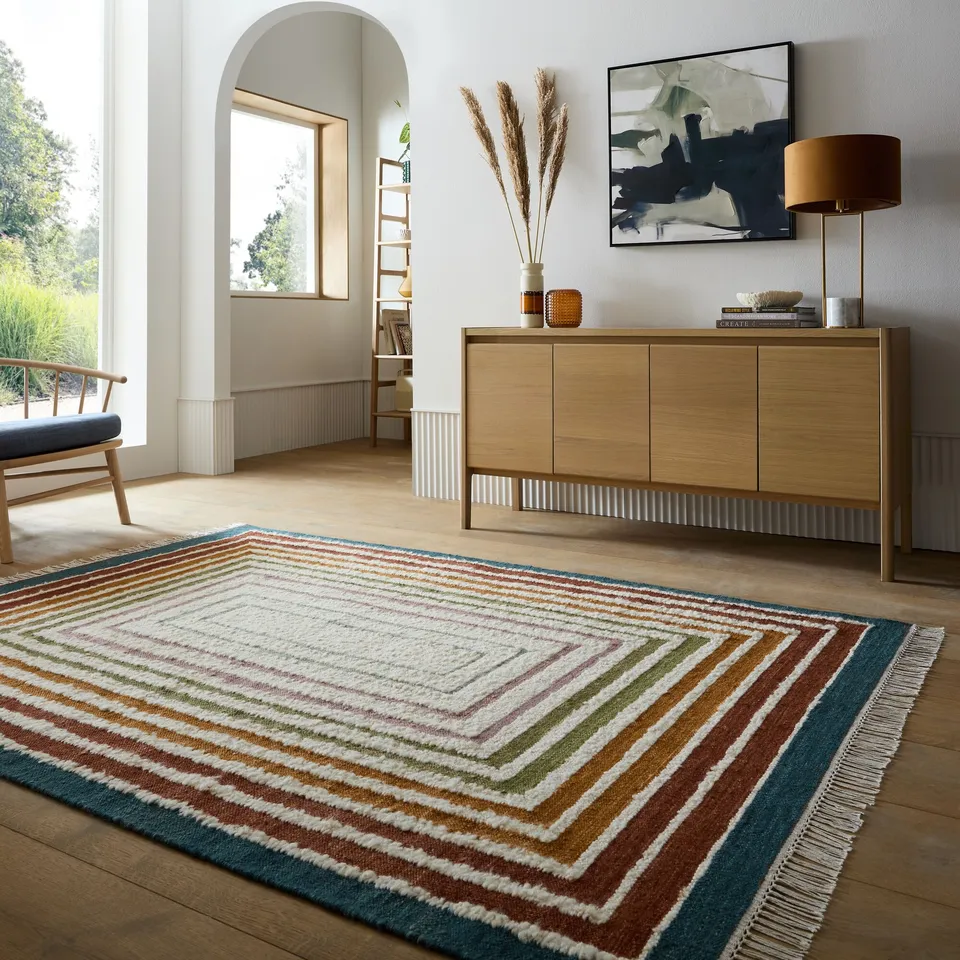 flair-rugs-boucle-frame-wollmix-teppich image 1