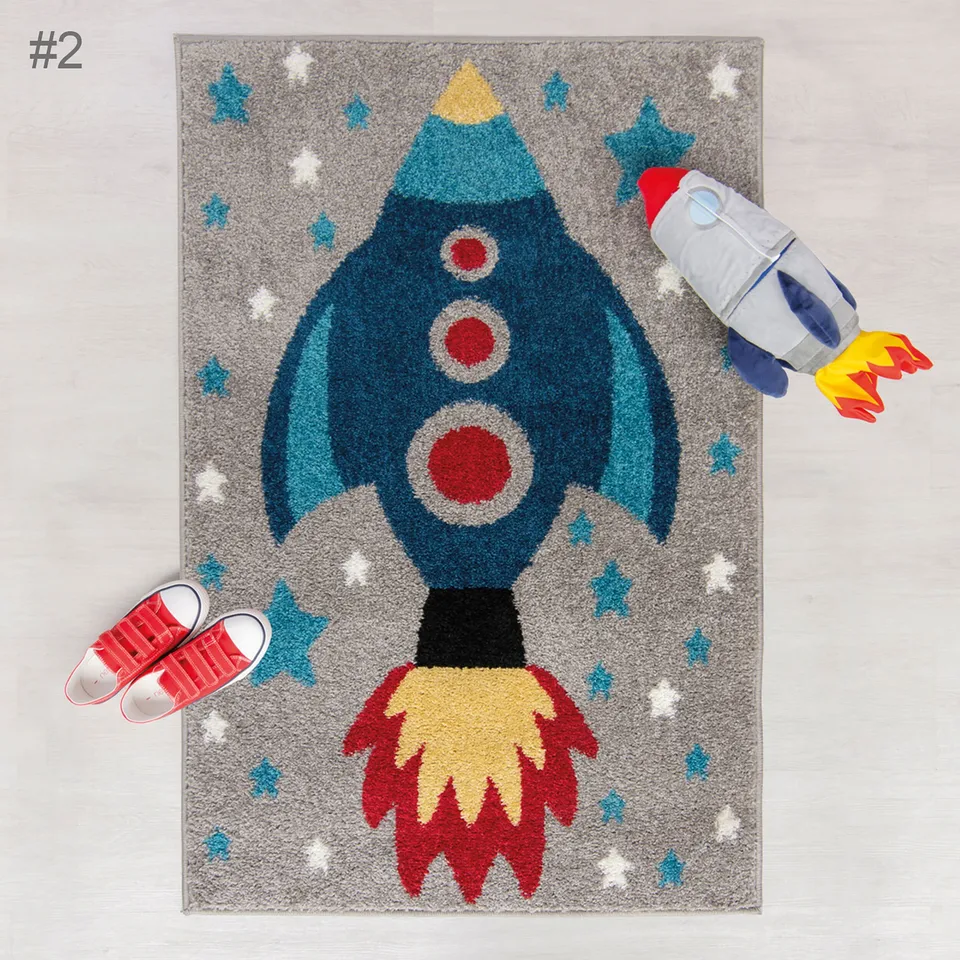 flair-rugs-rocket-kinderteppich image 1